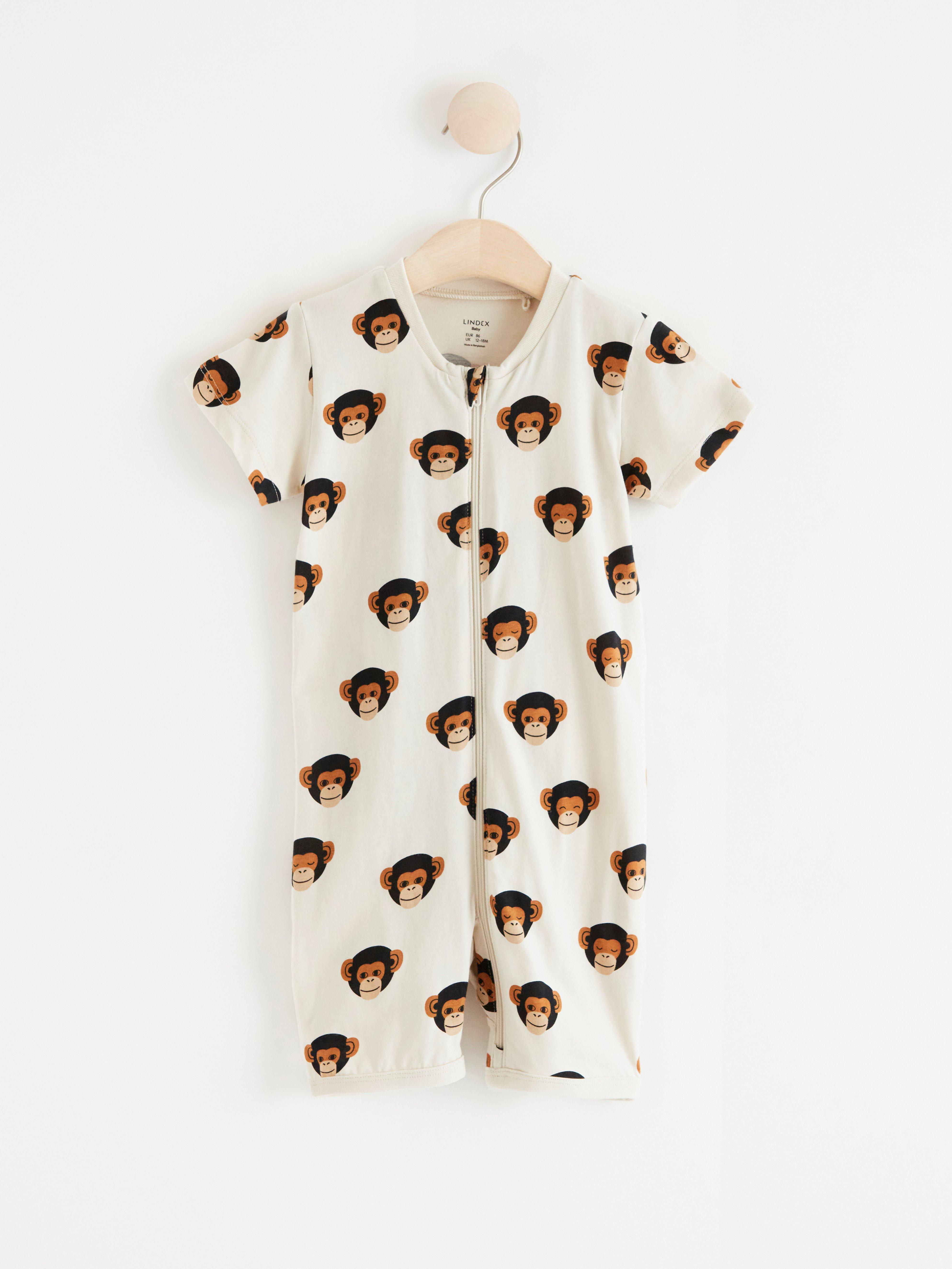 Pyjama, jossa apinoita, Lindex