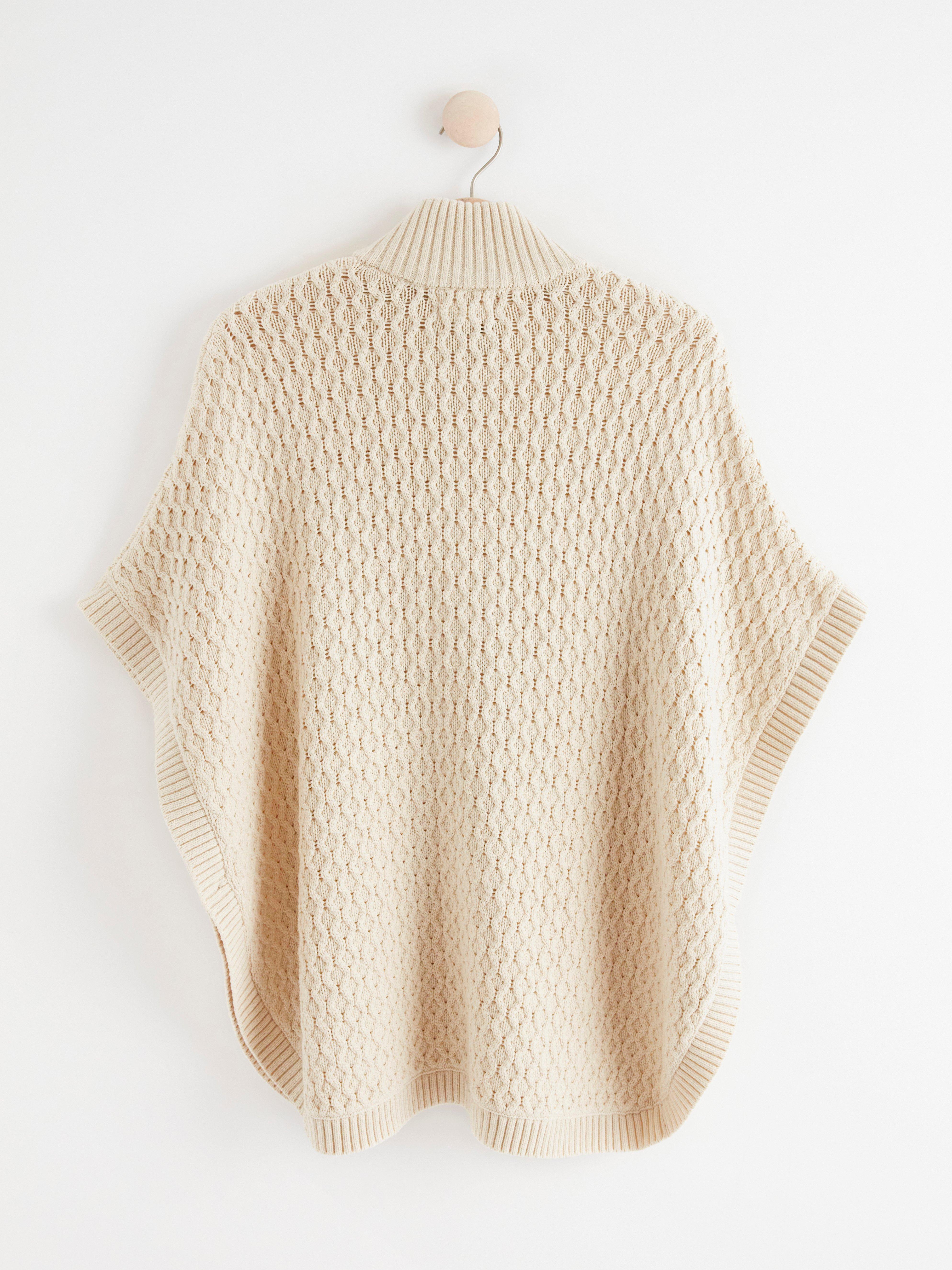 Poncho - Womens Wear - Beige