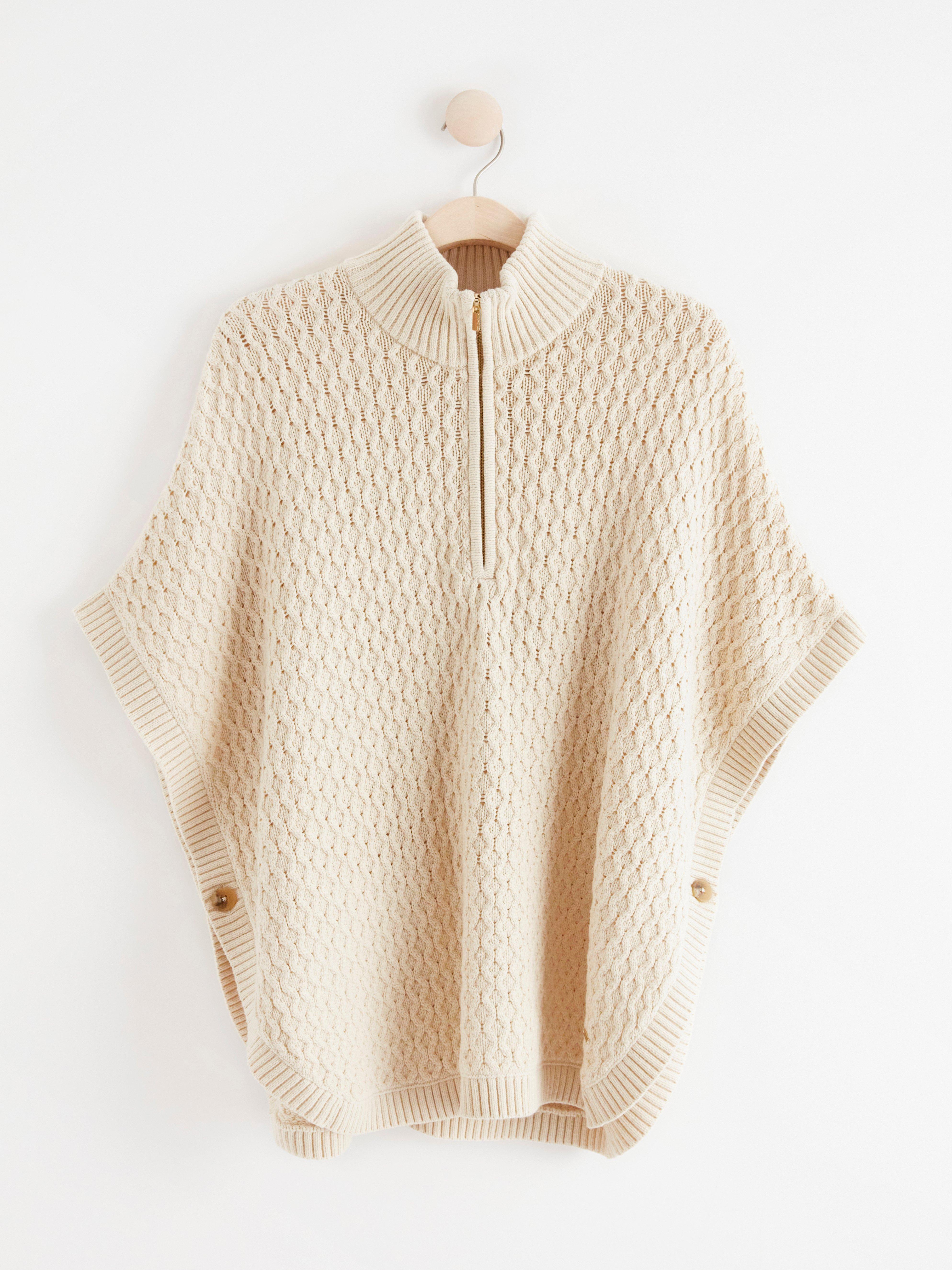 Poncho - Womens Wear - Beige