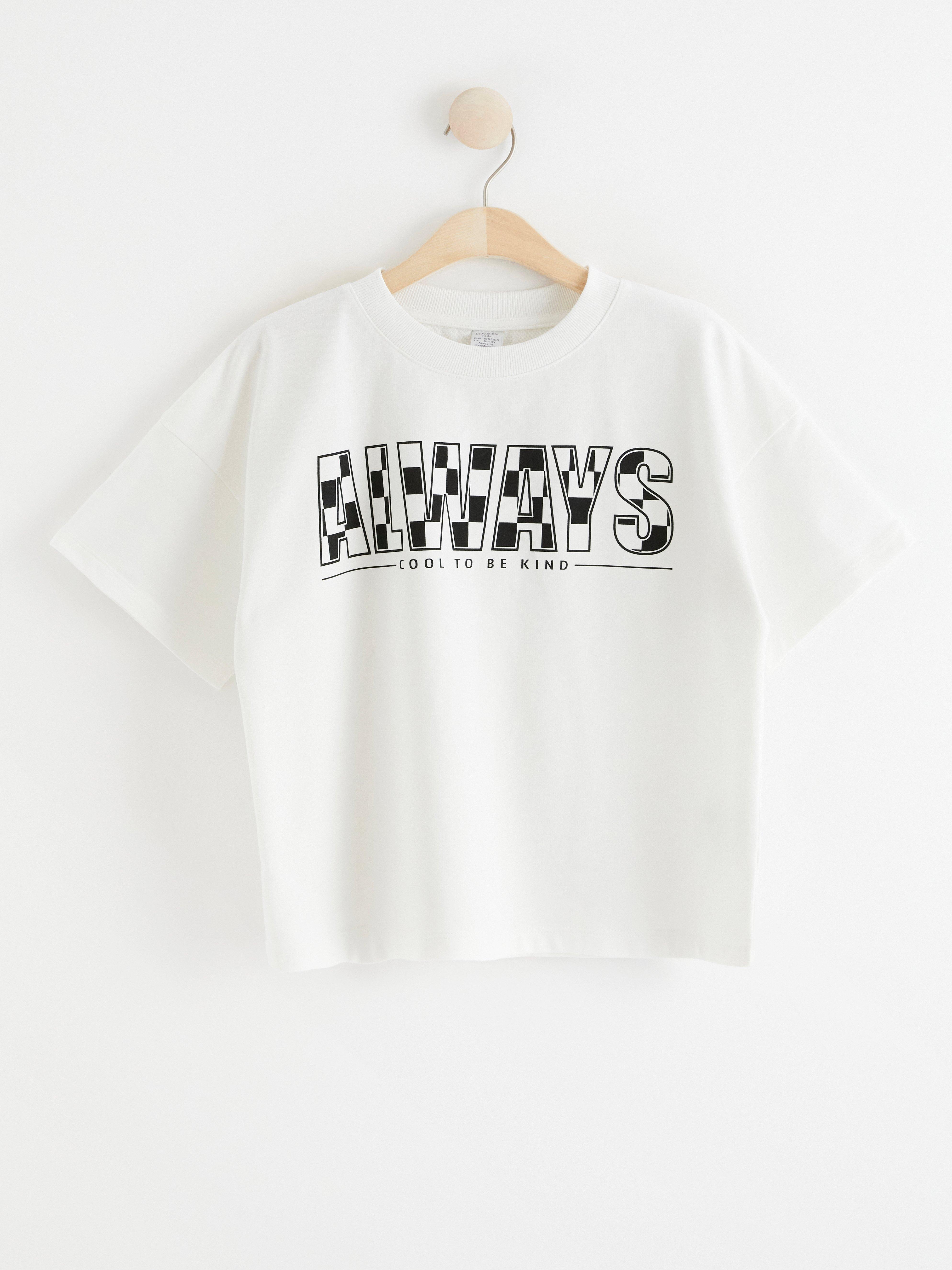 T-shirt - Barn - Hvit