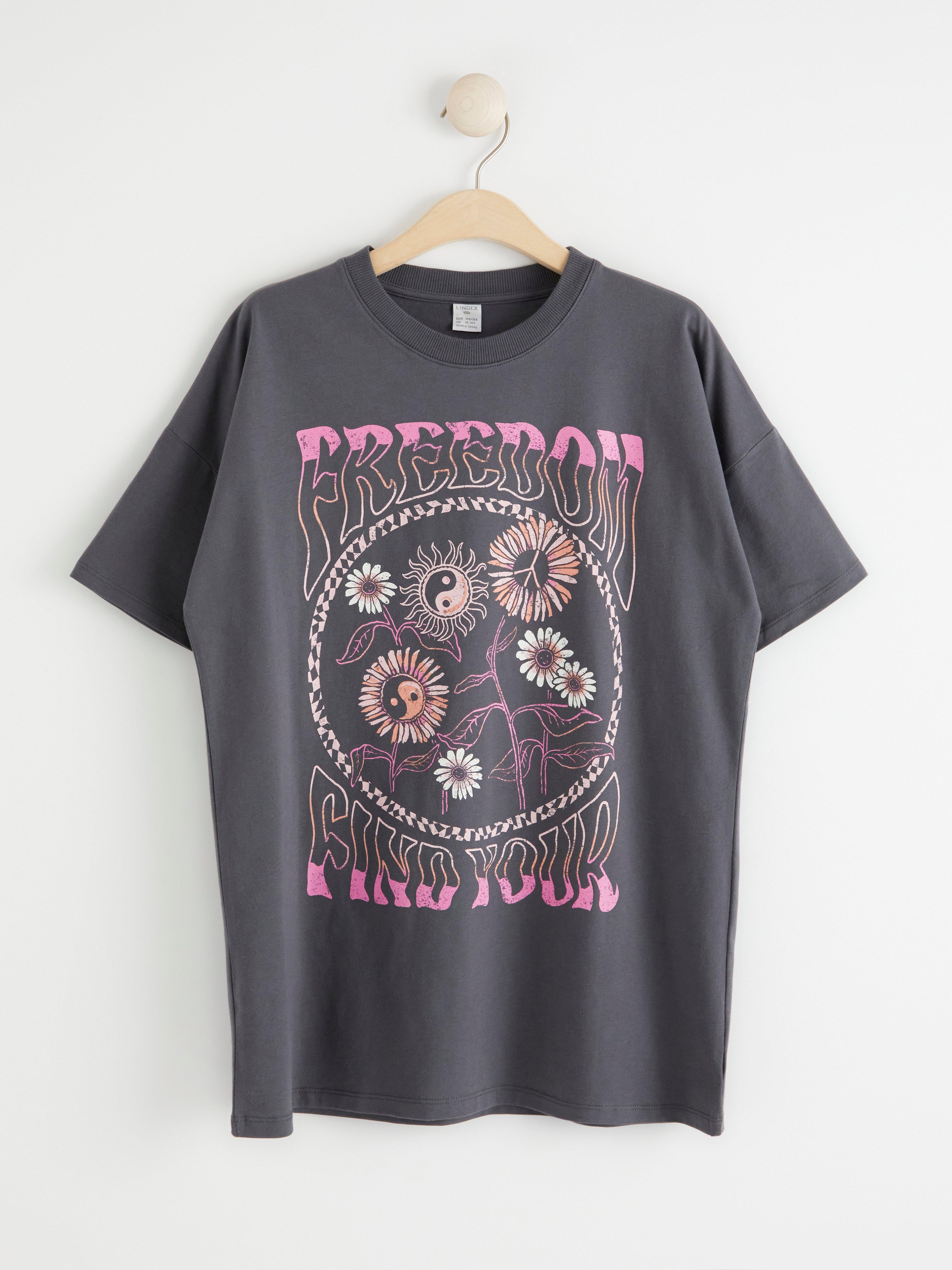 T-shirt - Barn - Grå