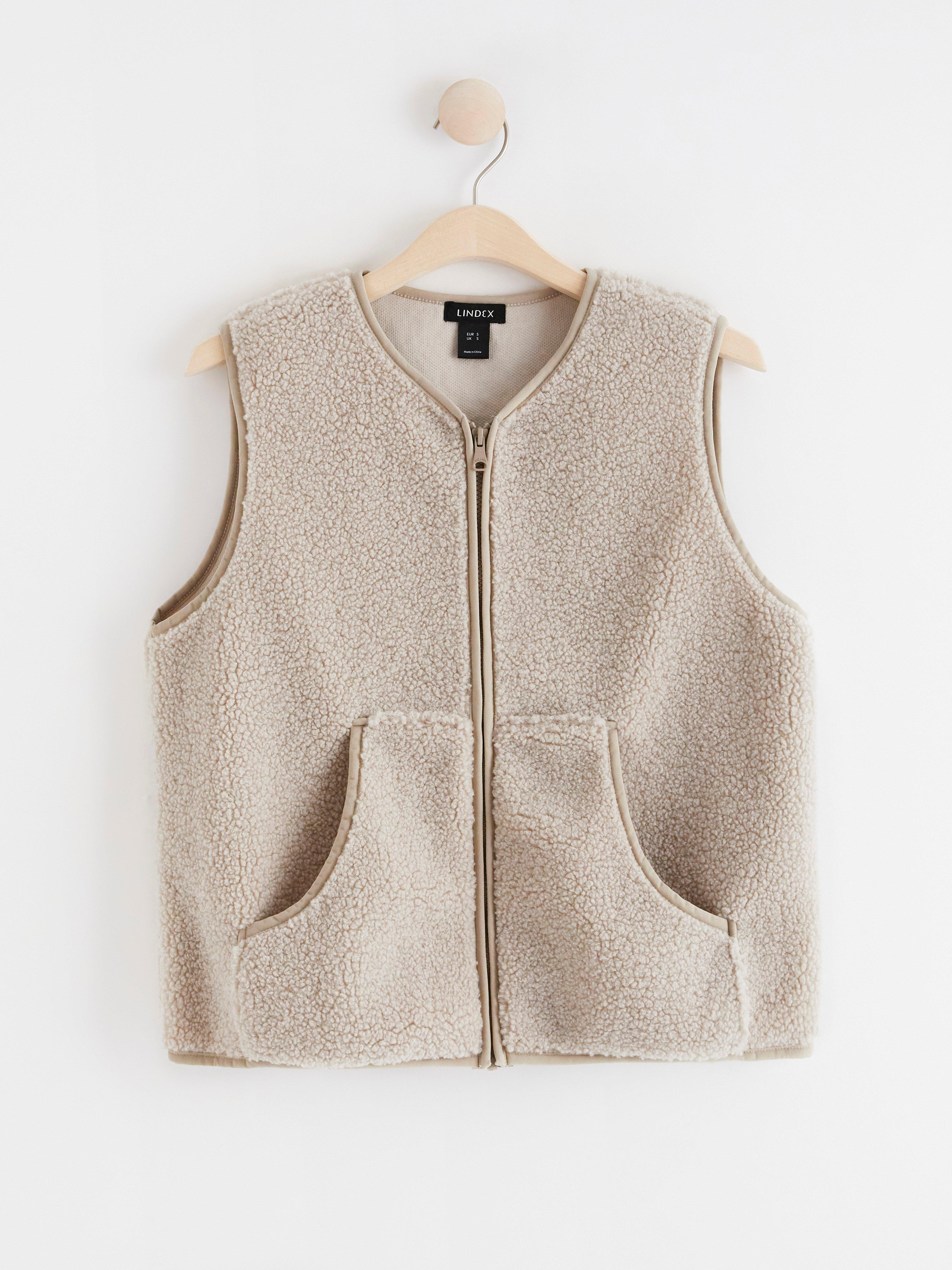 Vest - Dame - Beige