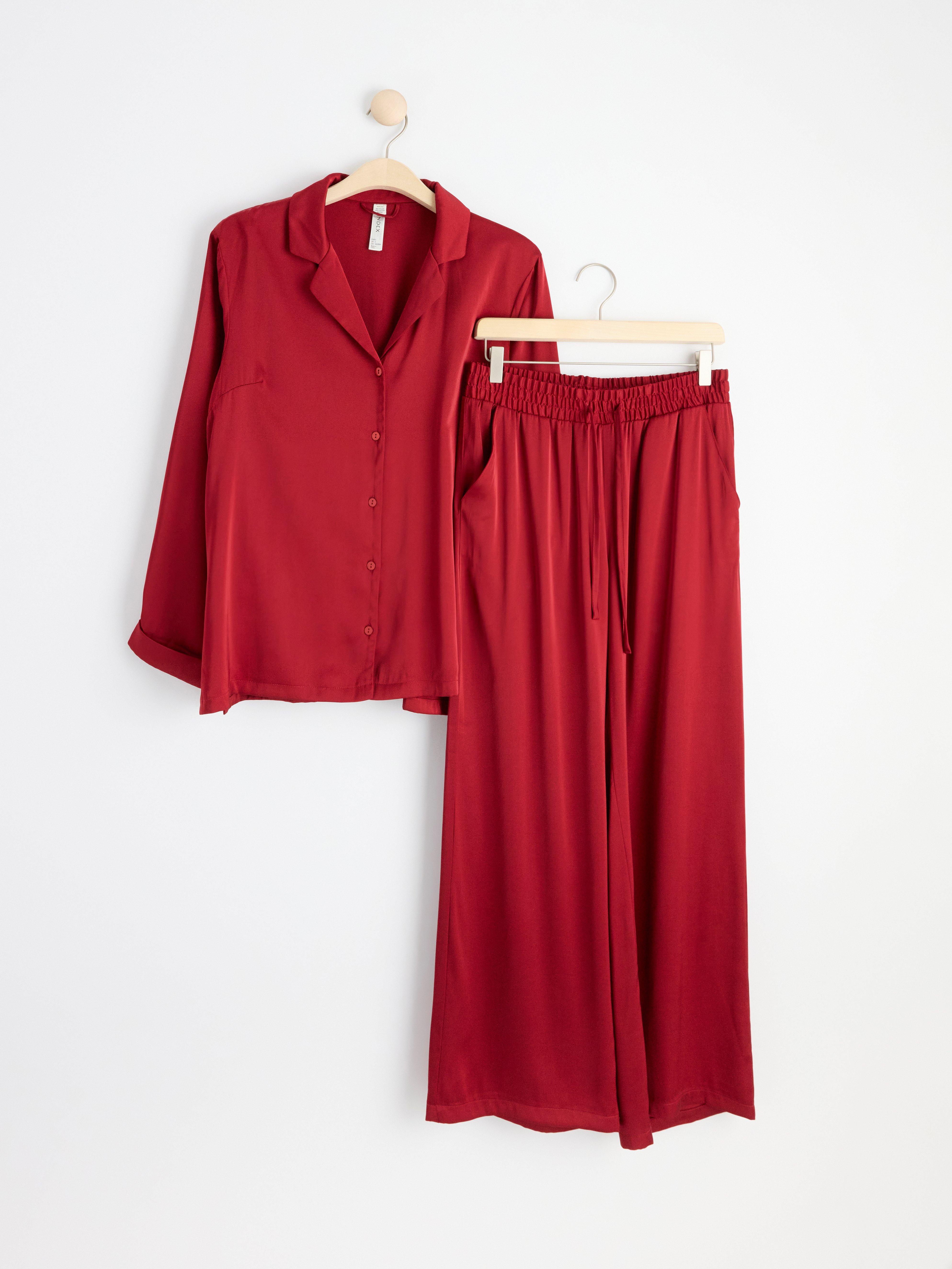 Pyjamasset - Underkläder - Röd