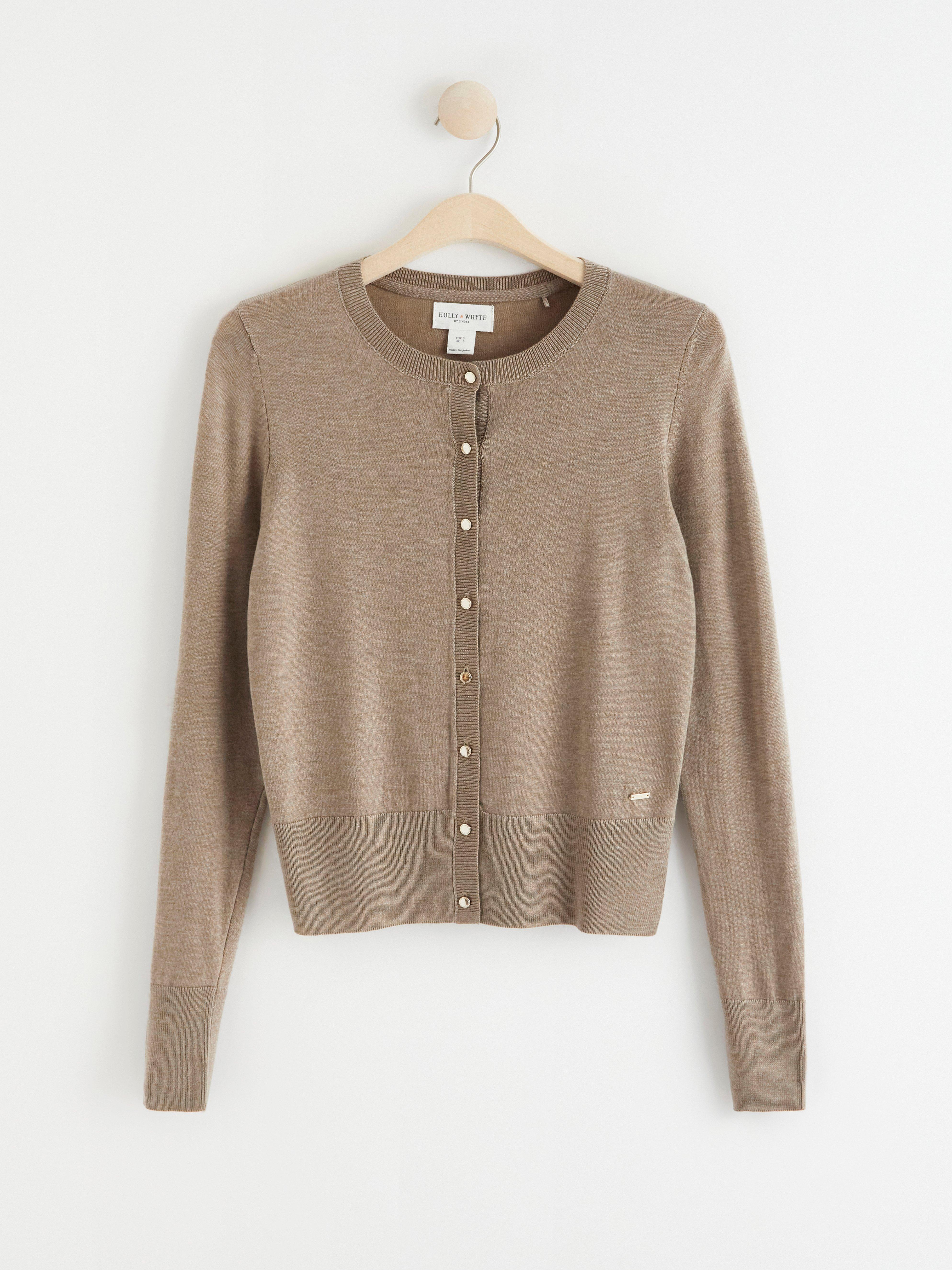 Cardigan - Womens Wear - Brown