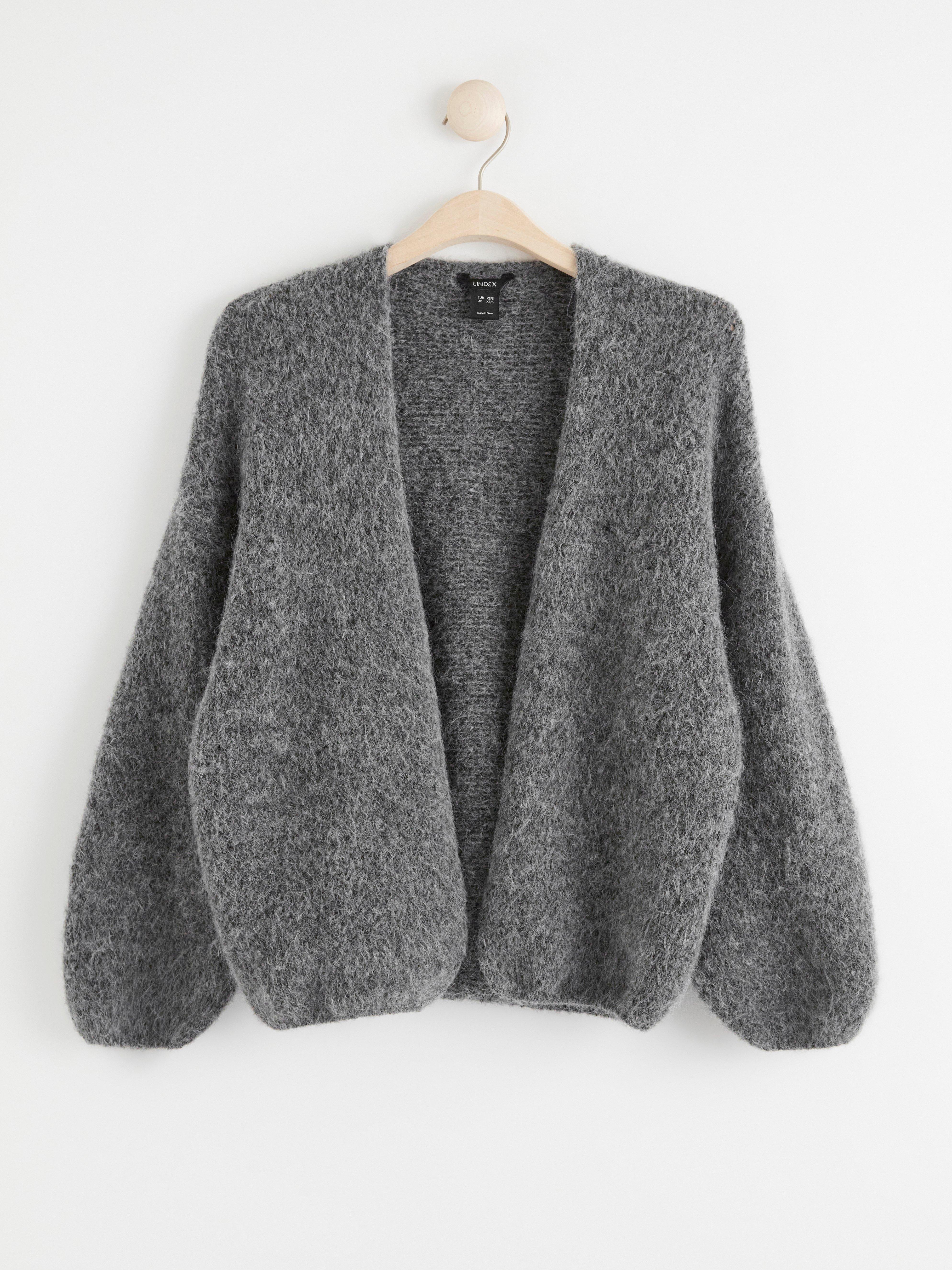 Stickad cardigan