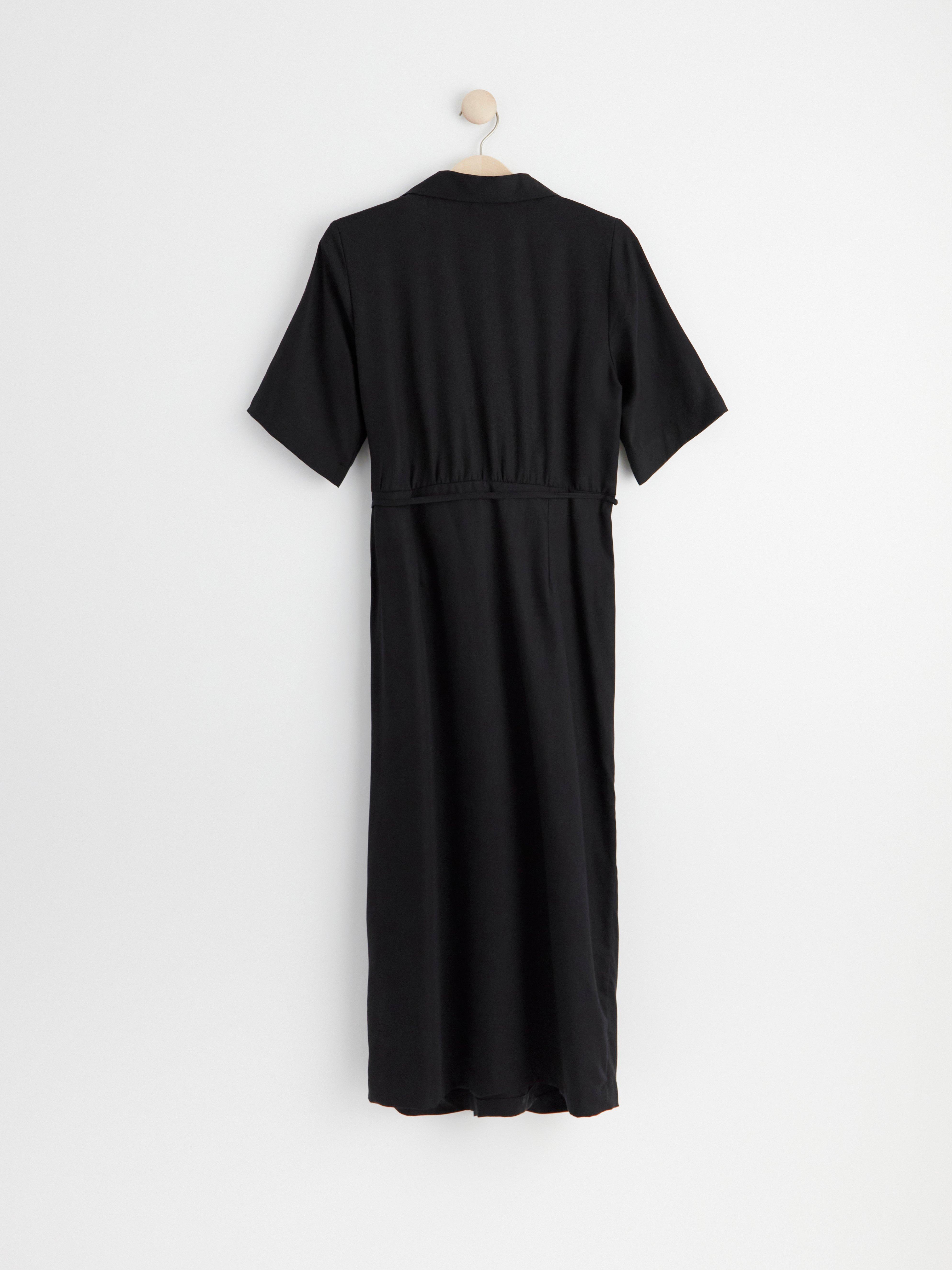 Wrap Dress - Womens Wear - Black