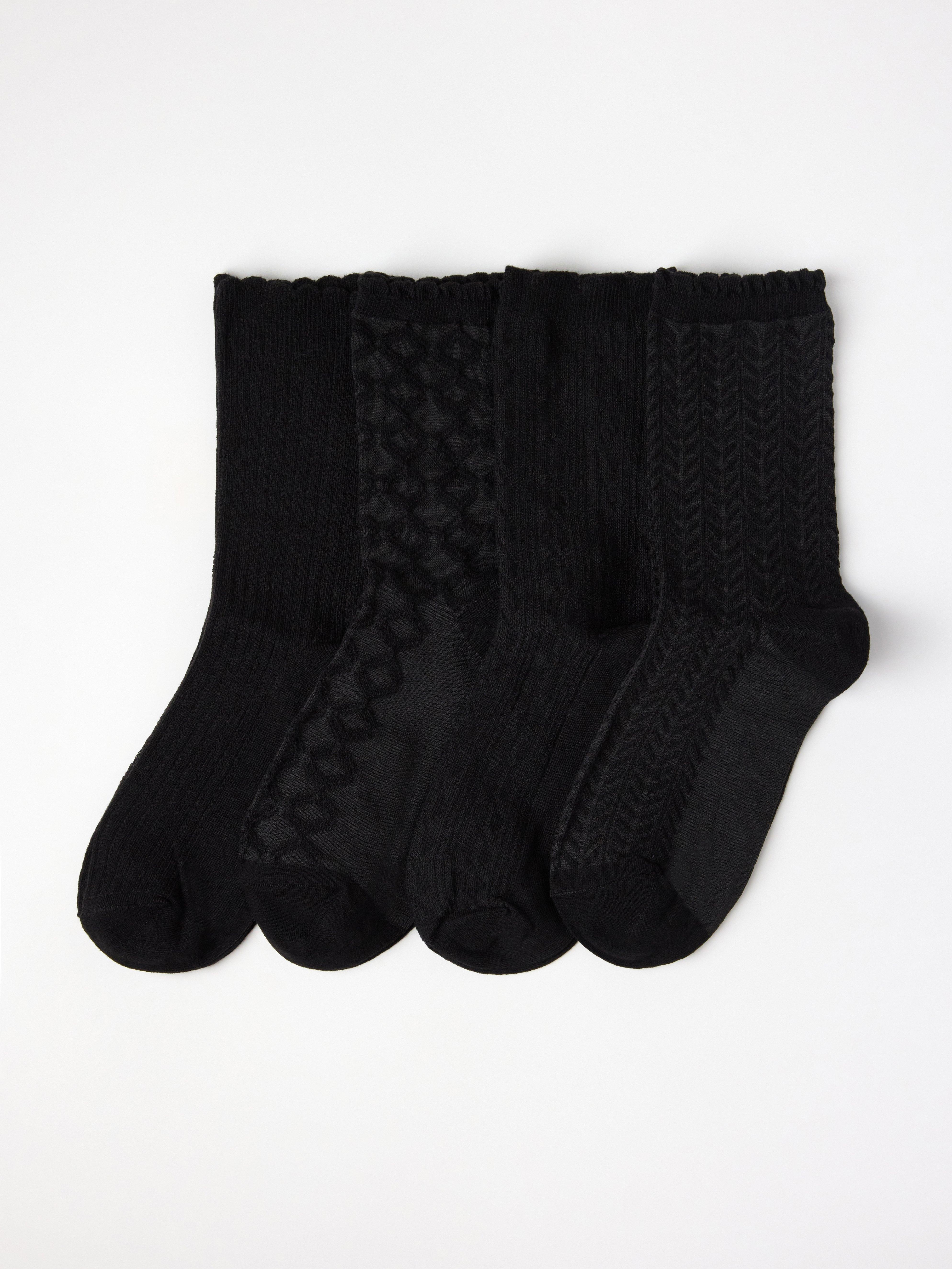 Socks - Lingerie - Black