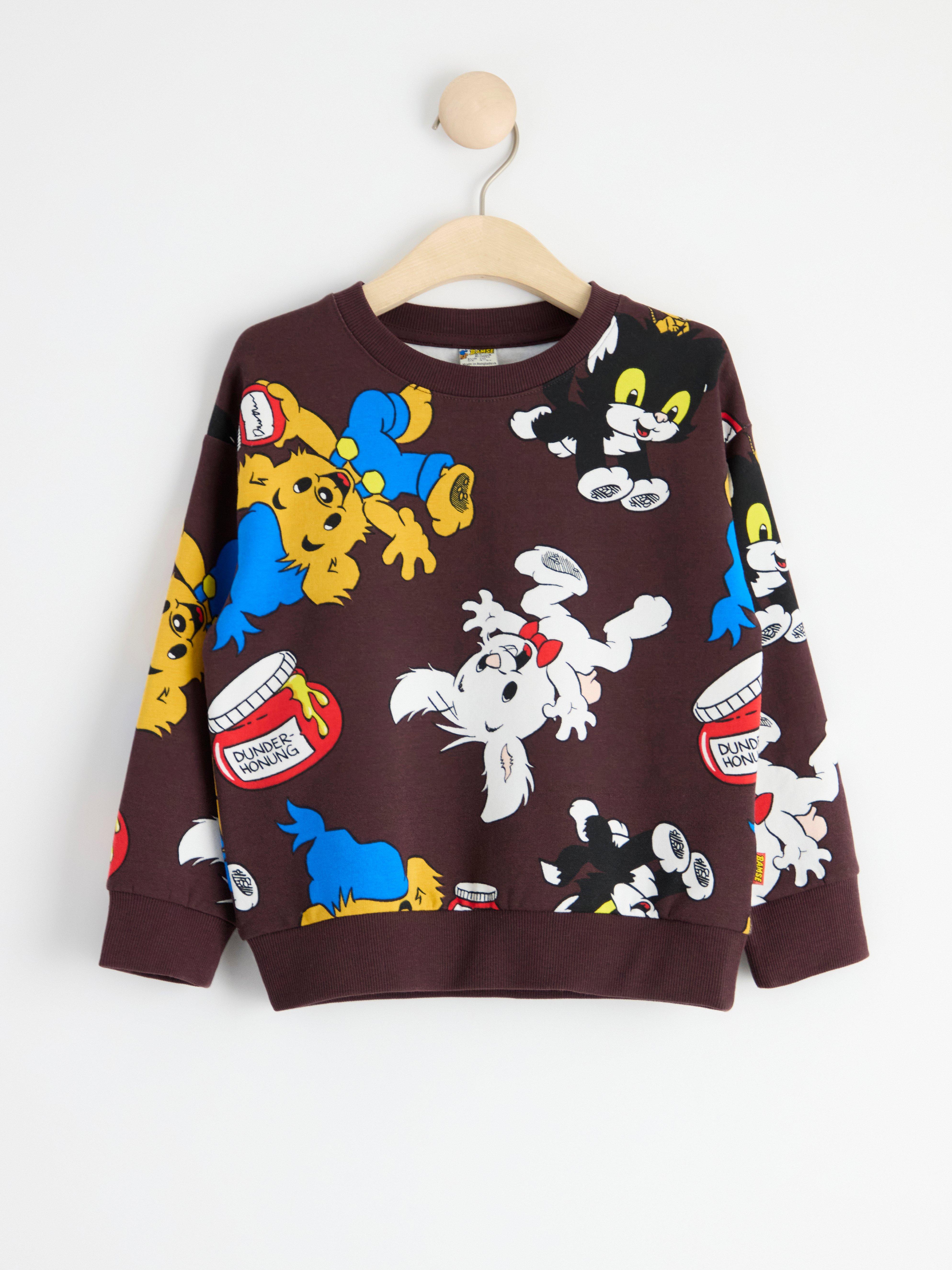 Sweatshirt - Barn - Lila