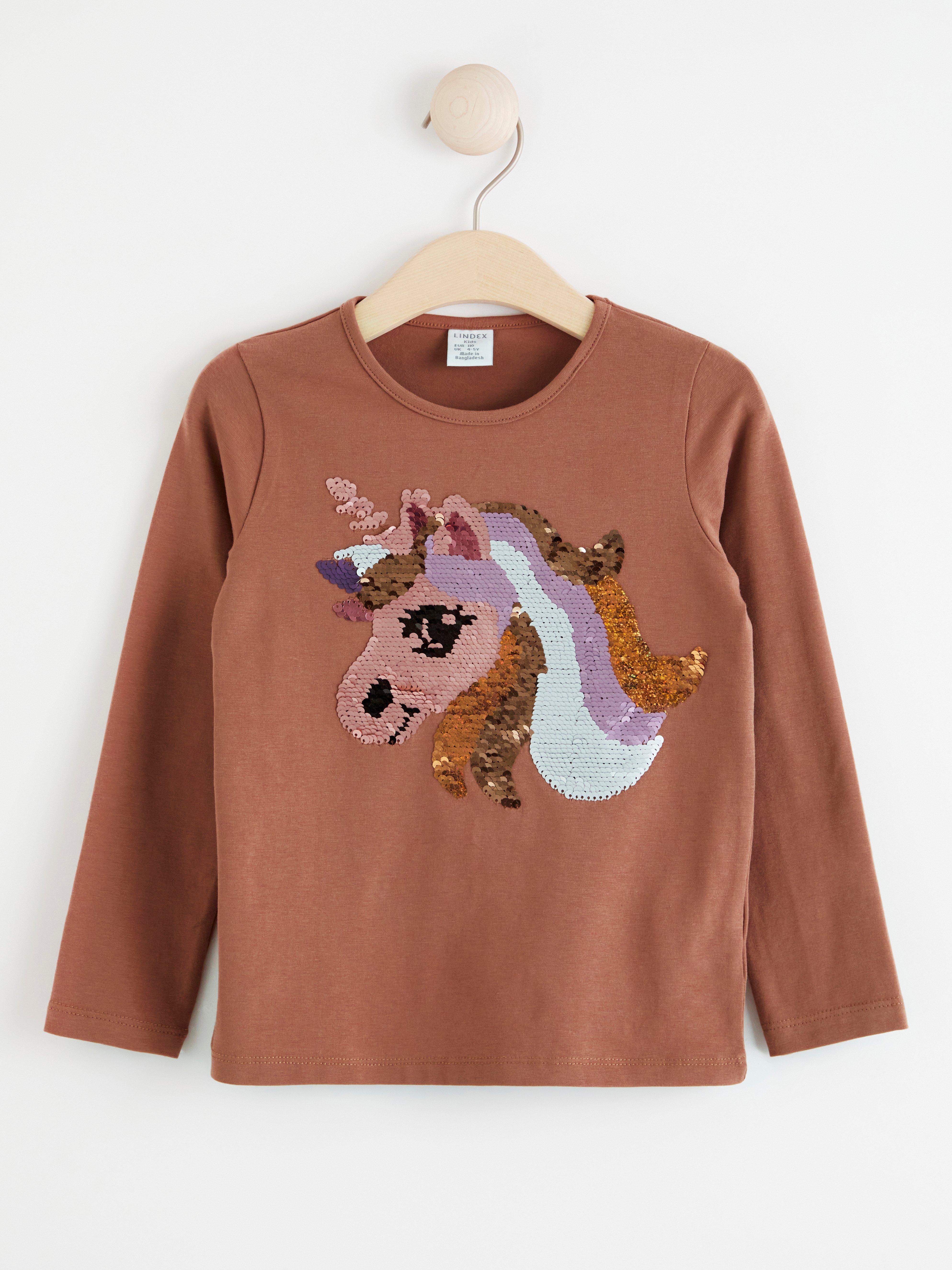Top - Kids Wear - Brown