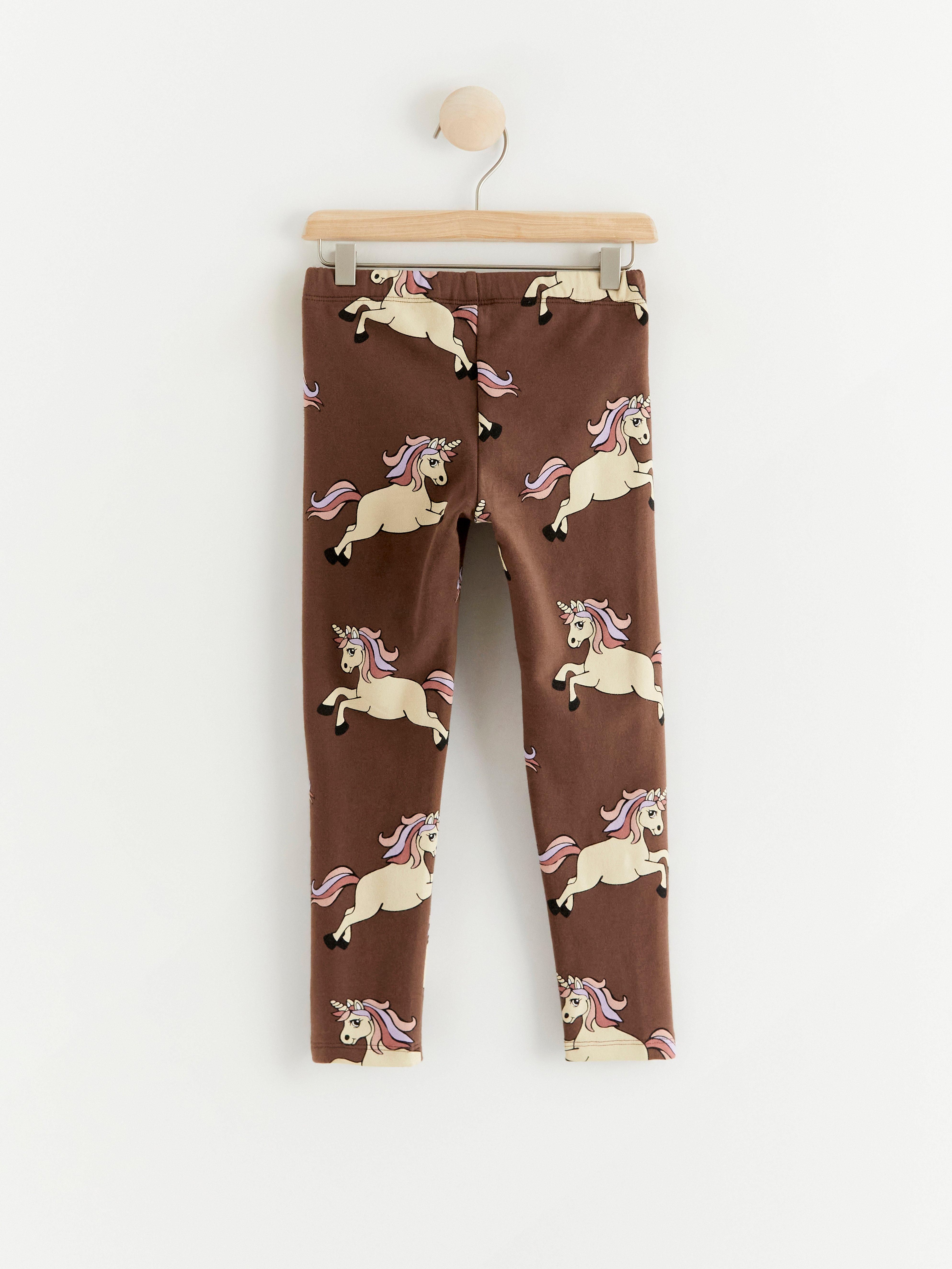 Leggings - Barn - Brun