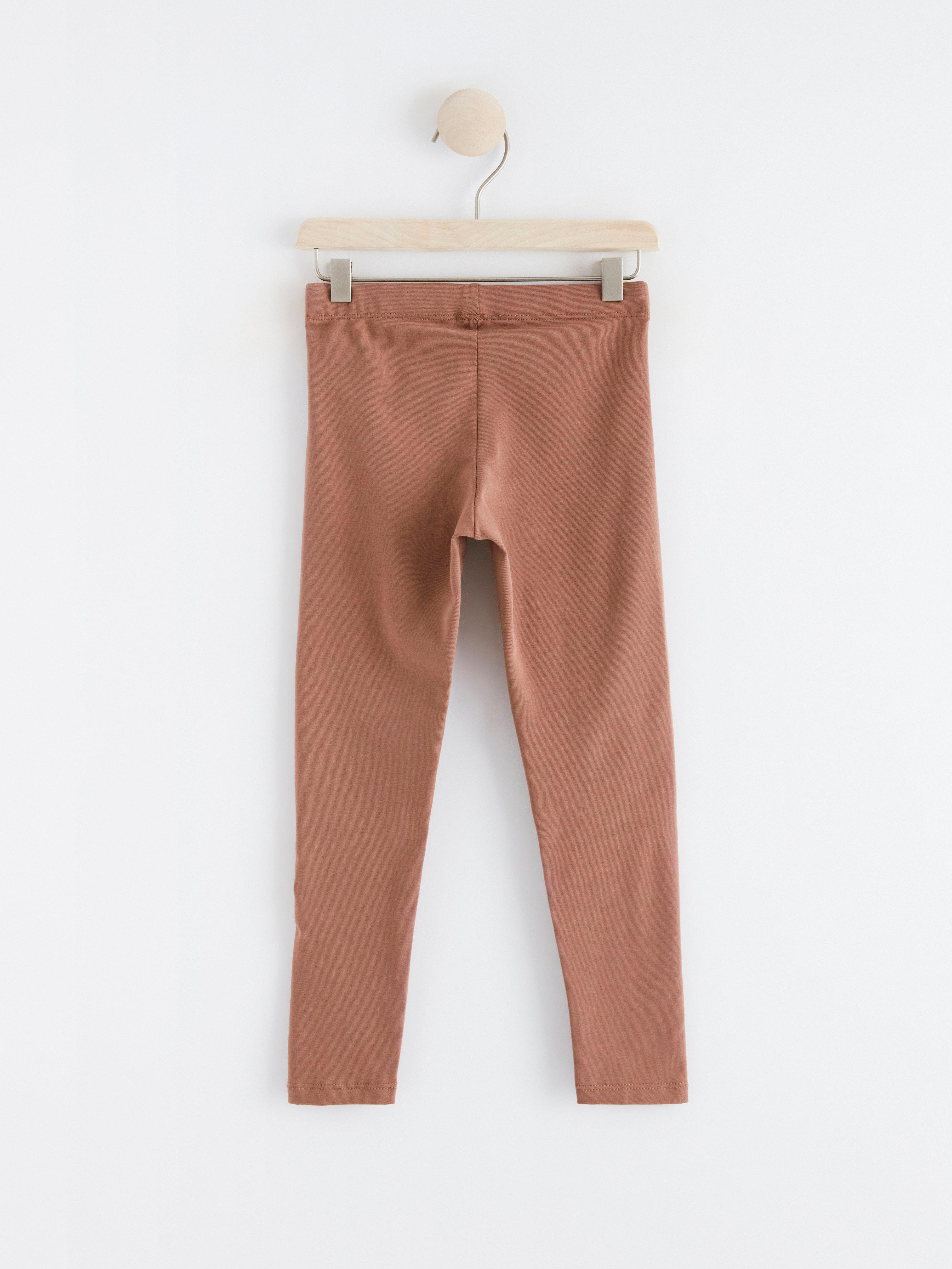 Leggings - Barn - Brun