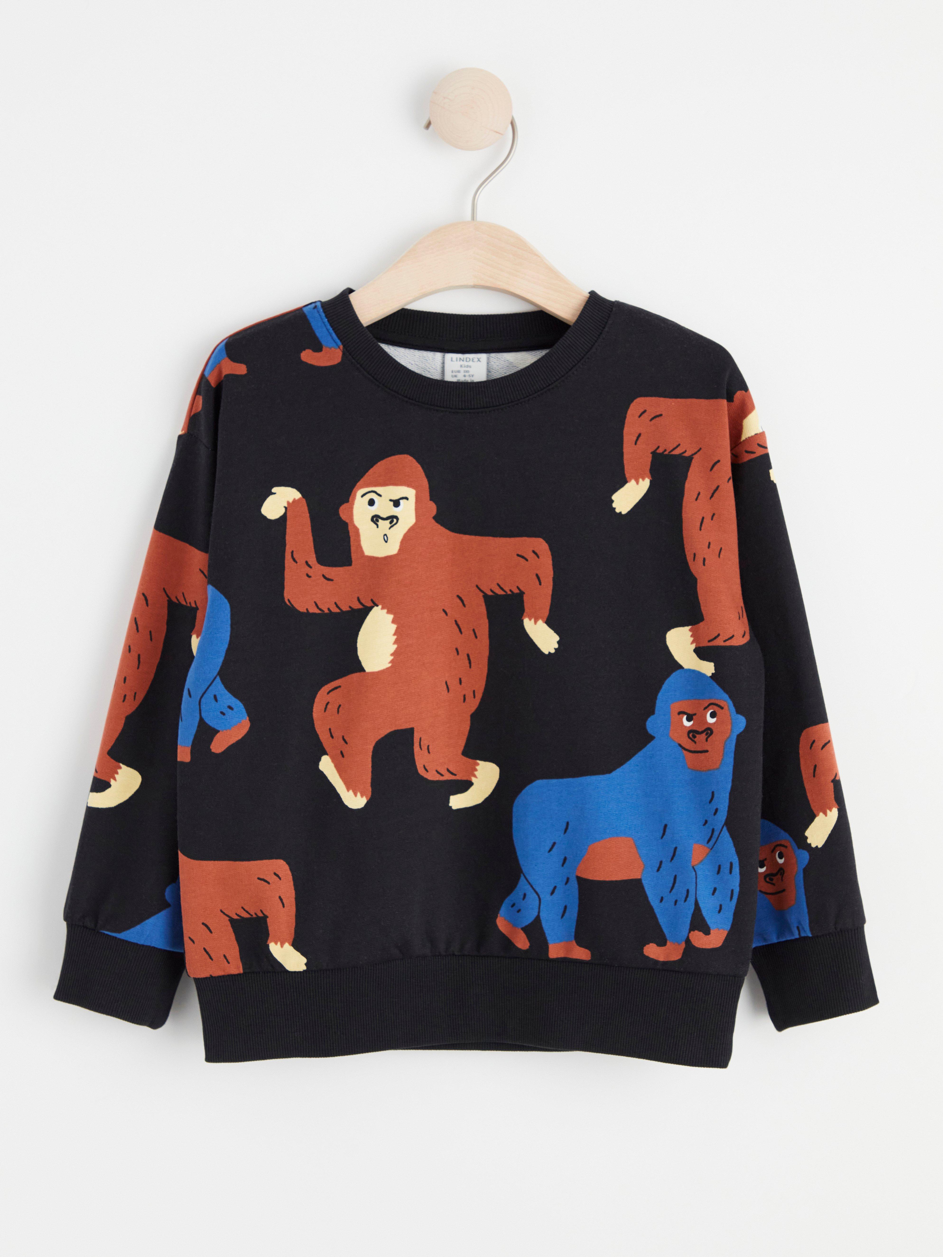 Sweatshirt - Barn - Svart