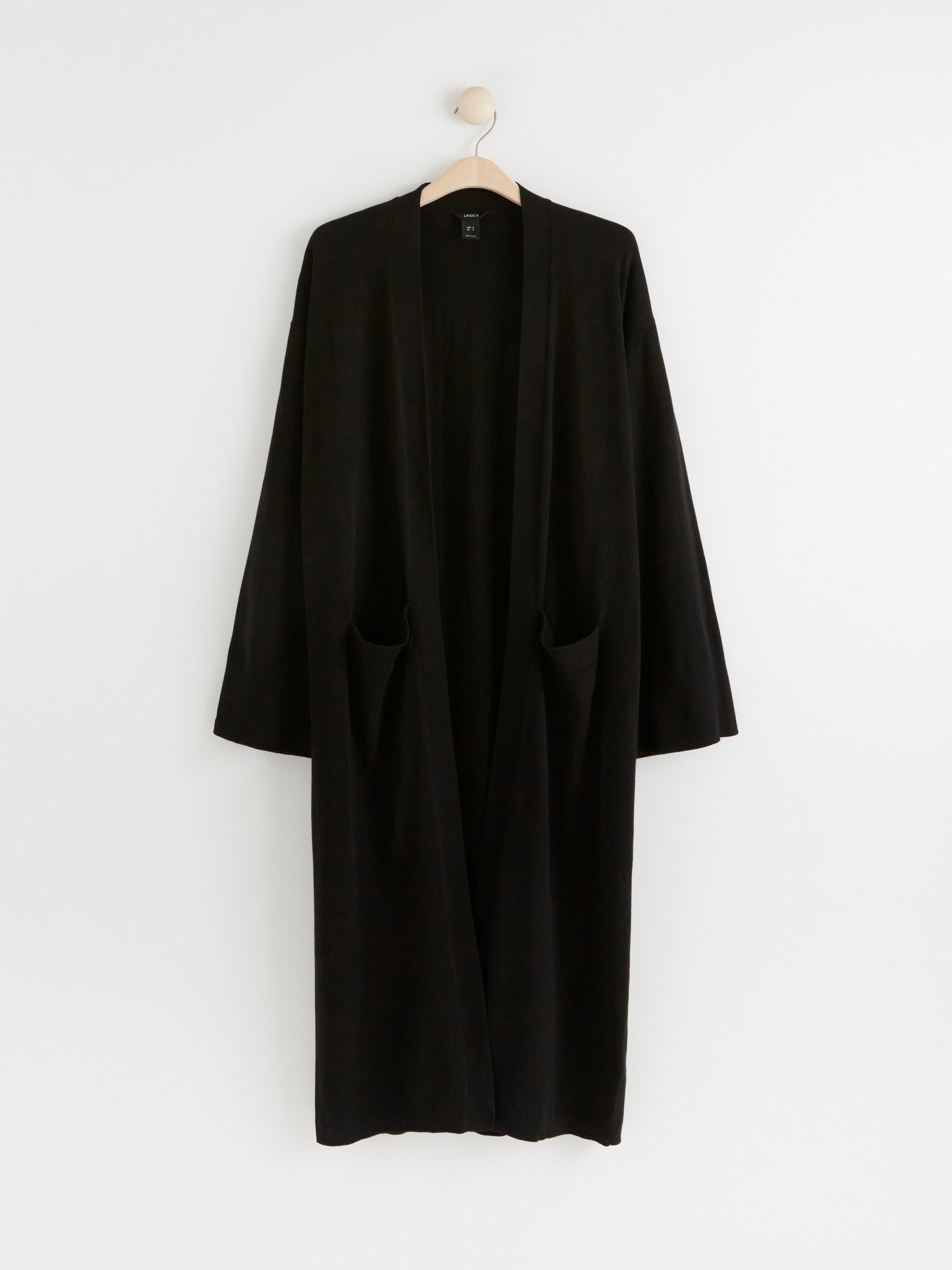 Cardigan - Dame - Svart