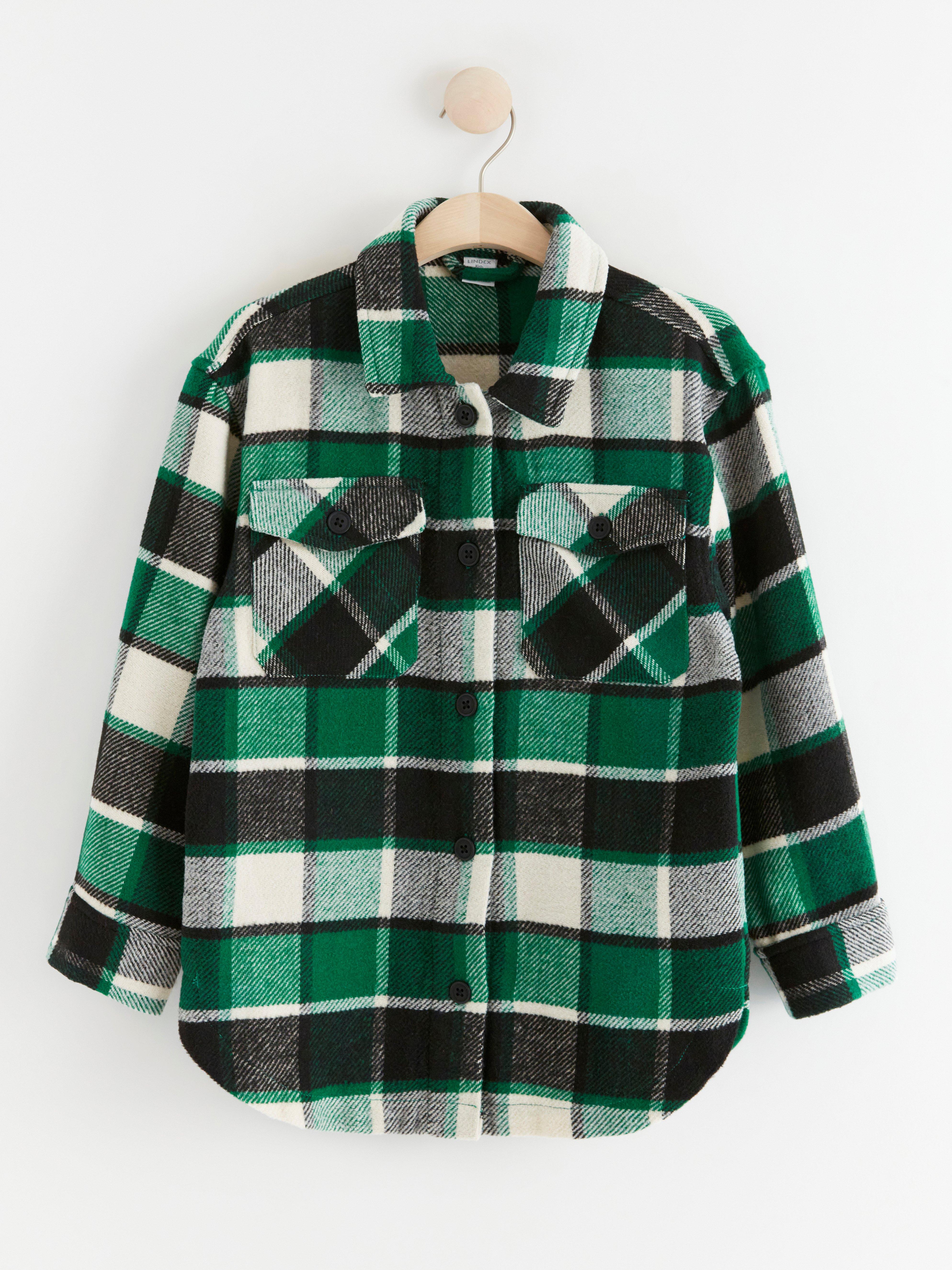 Košile - Děti - Zelená