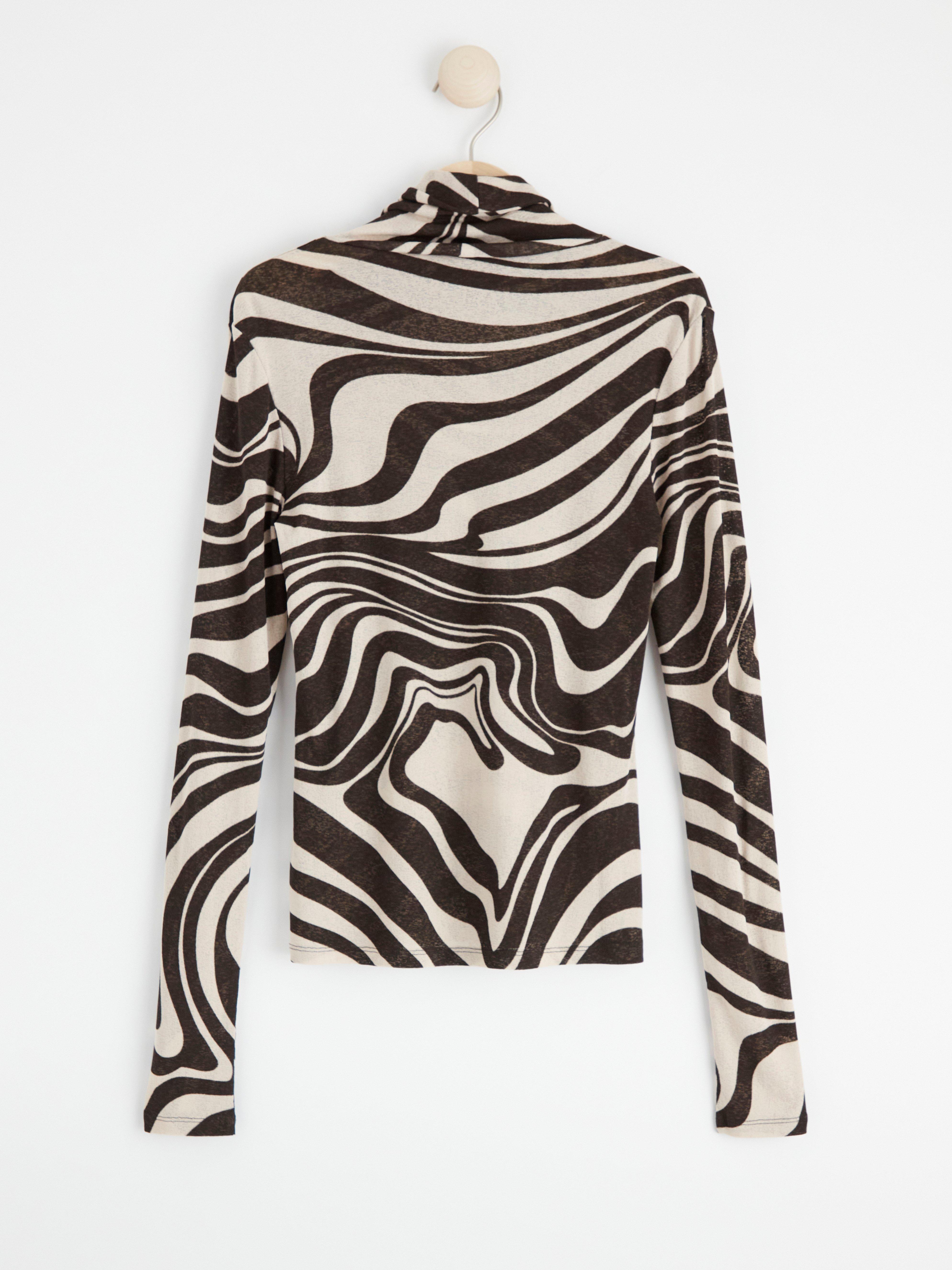 Roller Neck Top - Womens Wear - Brown