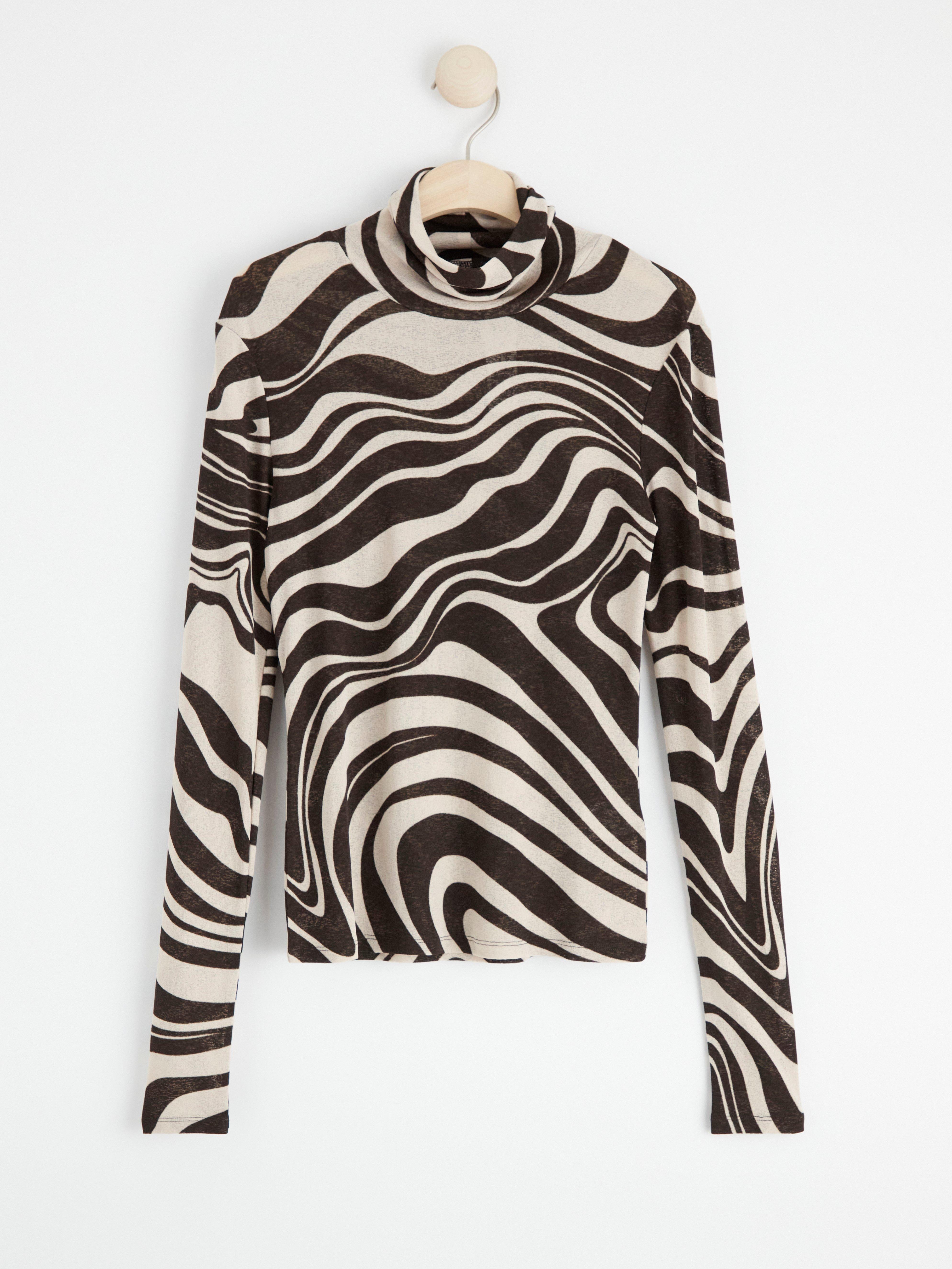 Roller Neck Top - Womens Wear - Brown