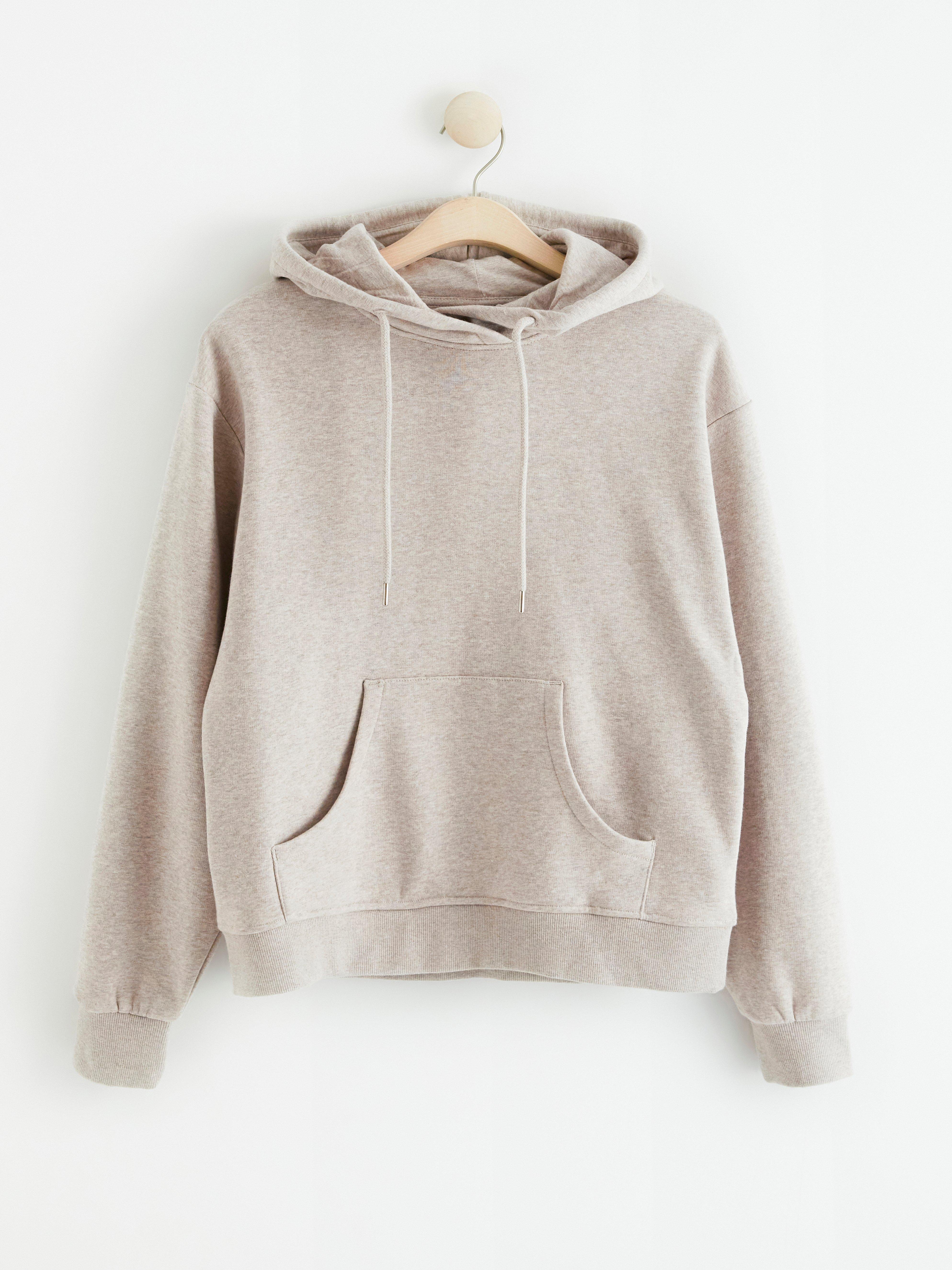 Hooded Sweatshirt - Womens Wear - Beige