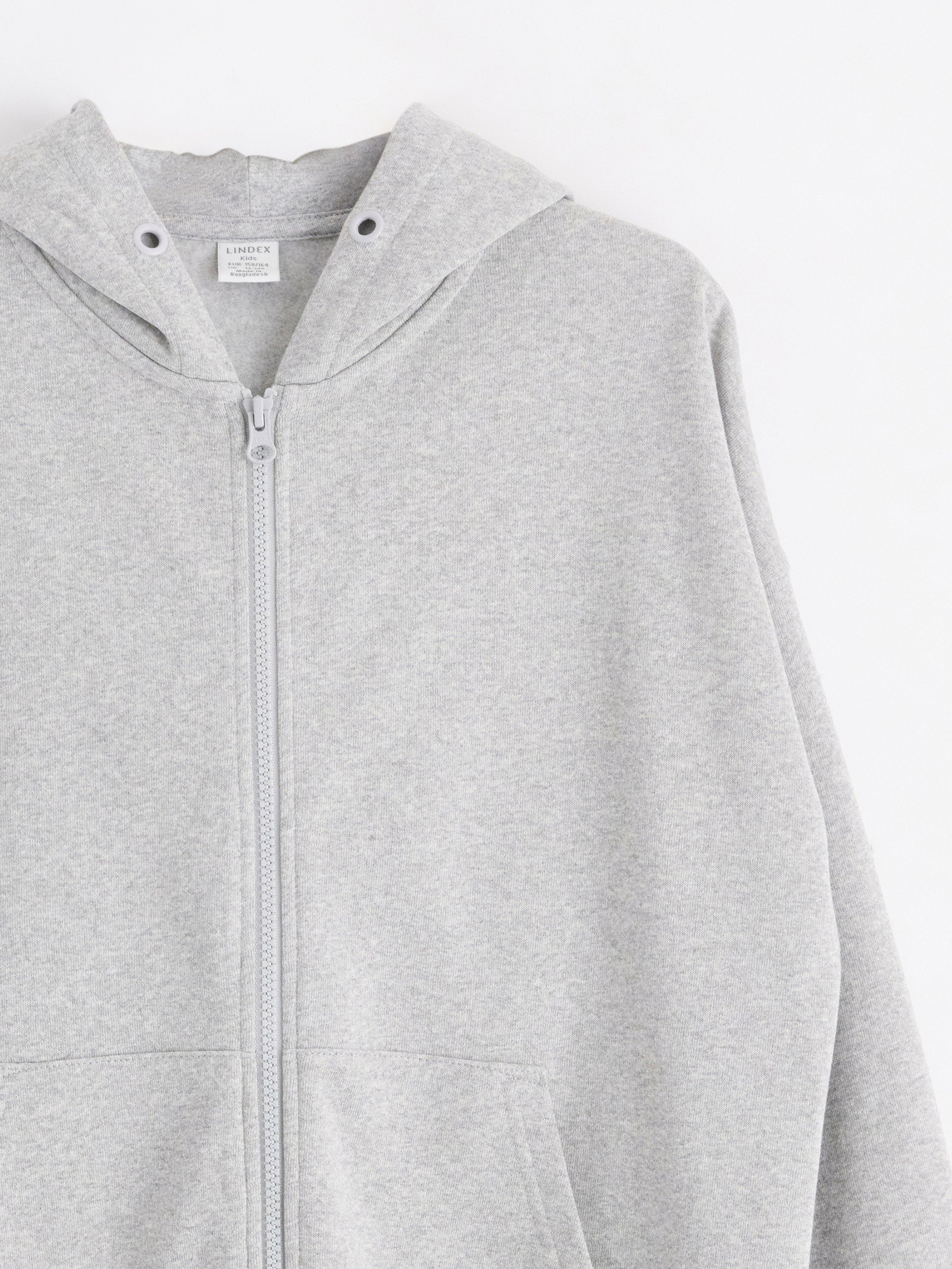 Hooded Sweatshirt - Kids Wear - Grey