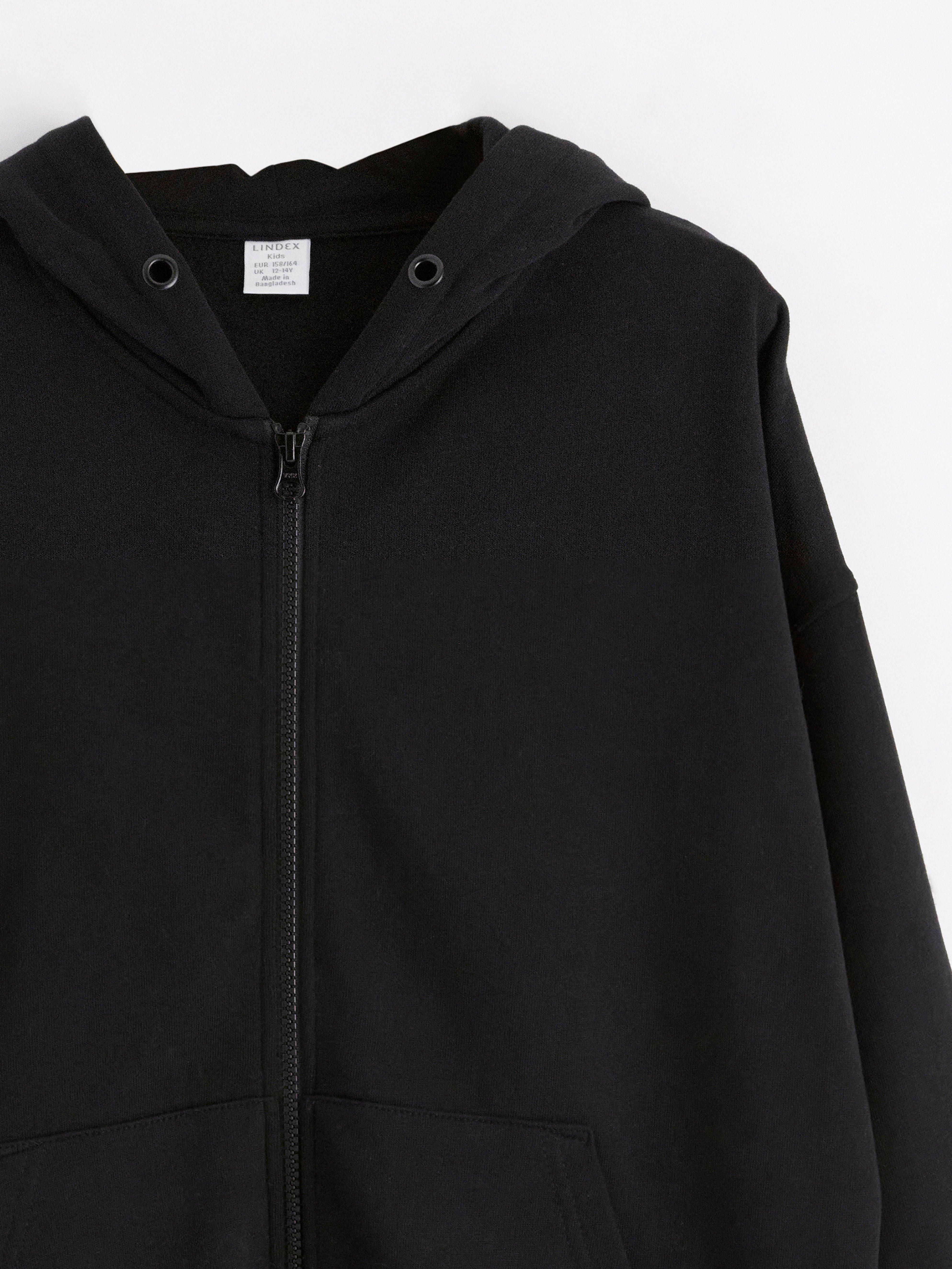 Hooded Sweatshirt - Kids Wear - Black