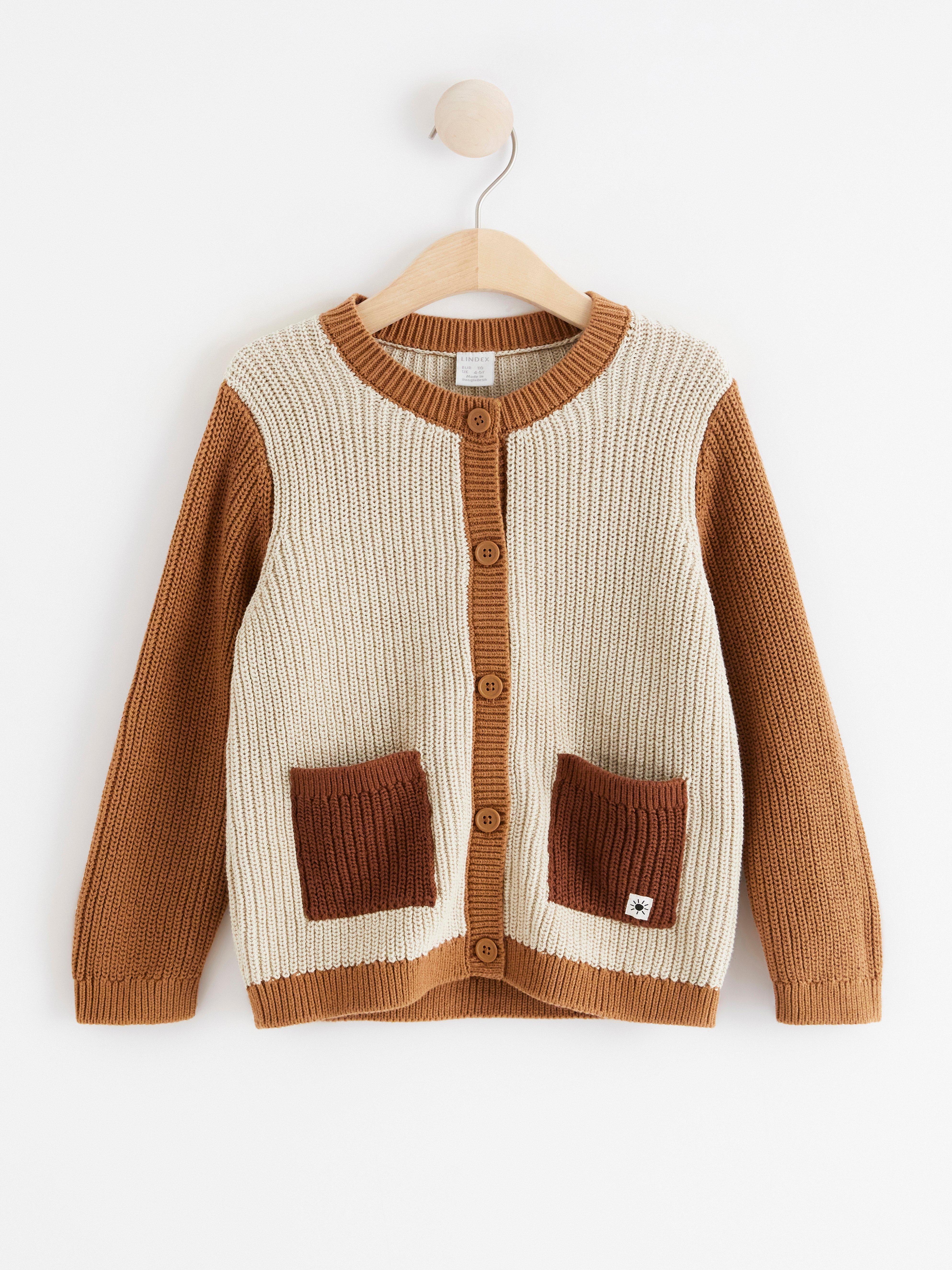 Cardigan - Barn - Beige