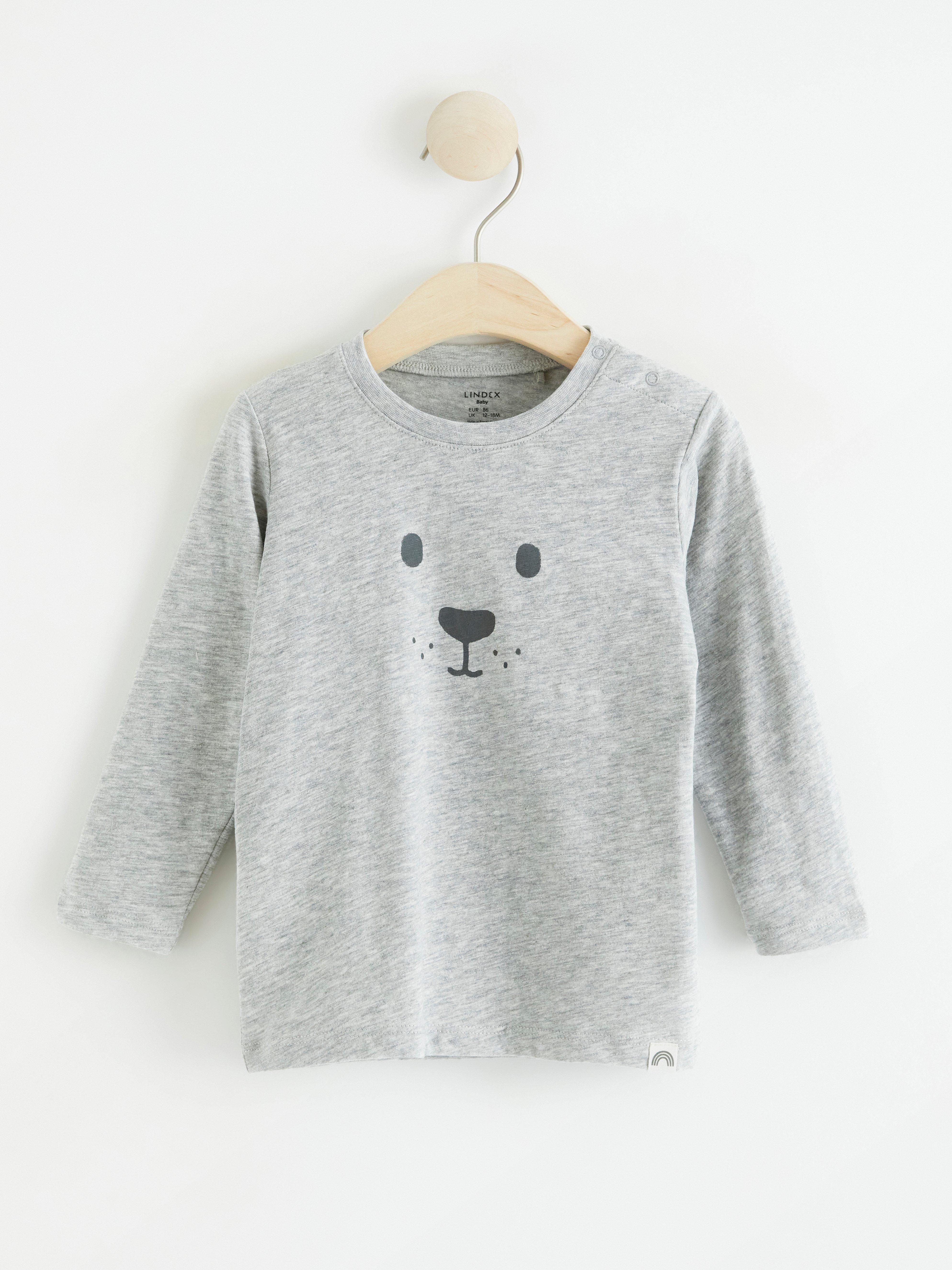 Top - Kids Wear - Grey