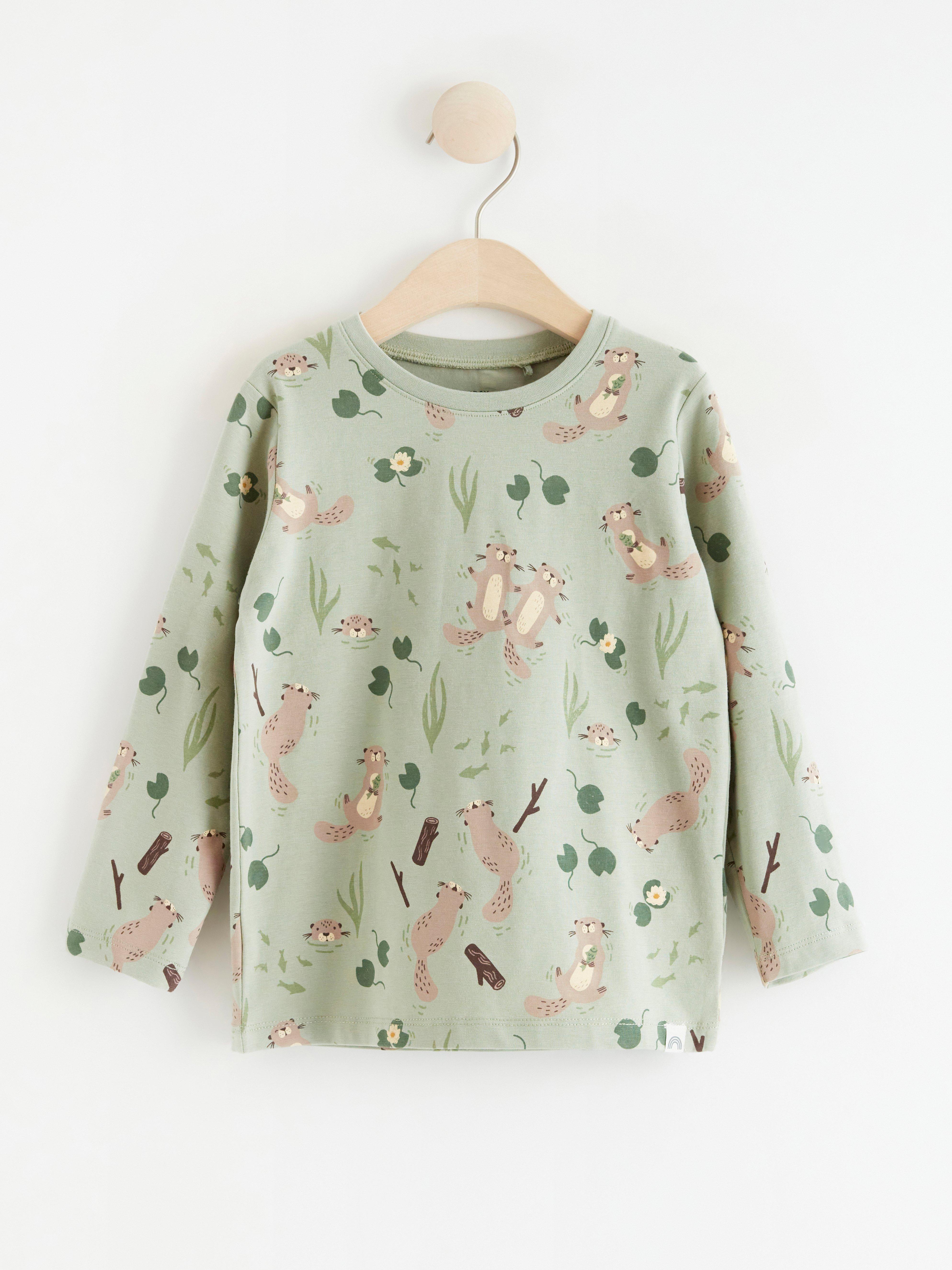 Long sleeve top with otters Lindex UK