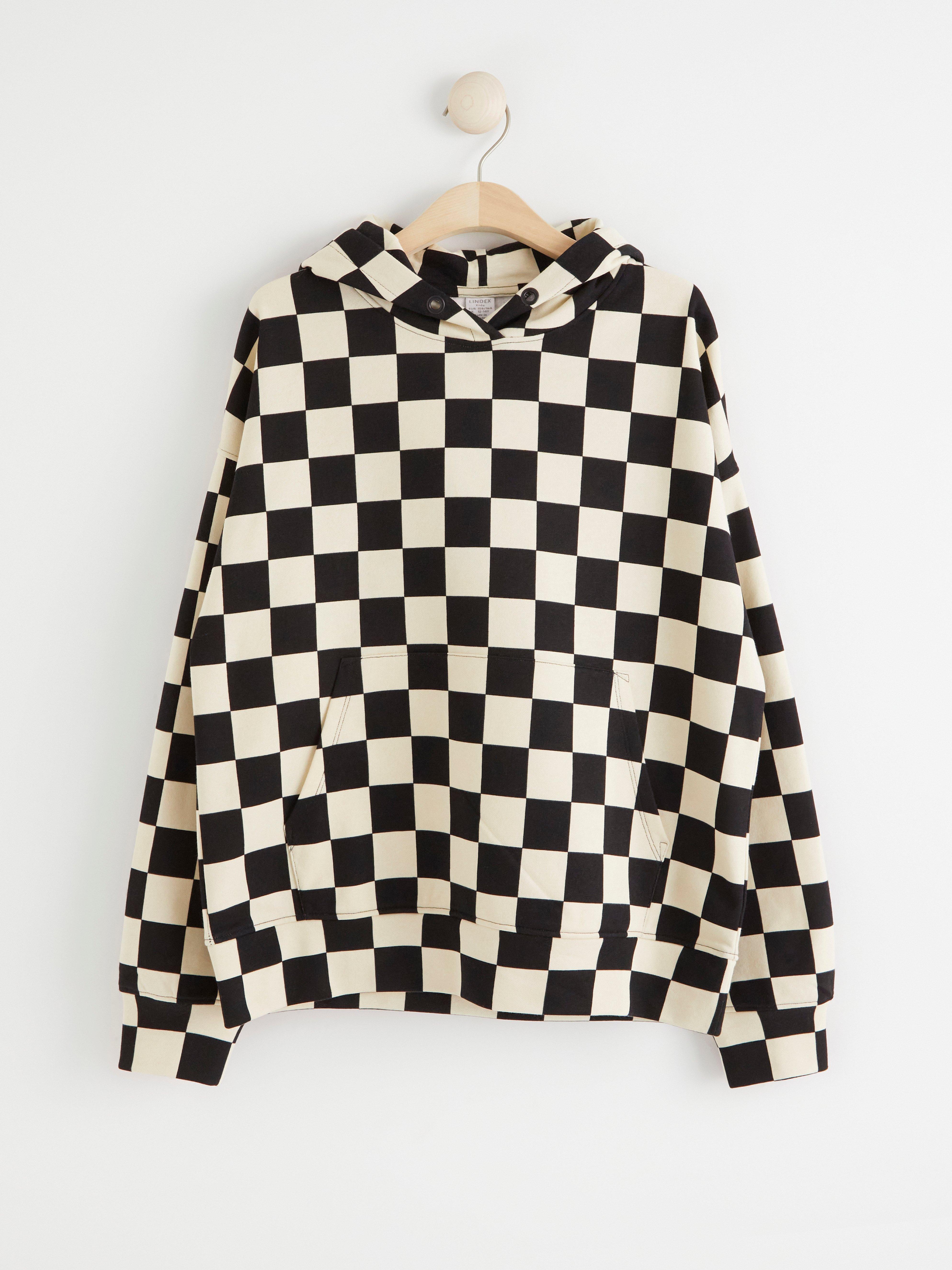 Mikina s kapucí - Děti - Černá