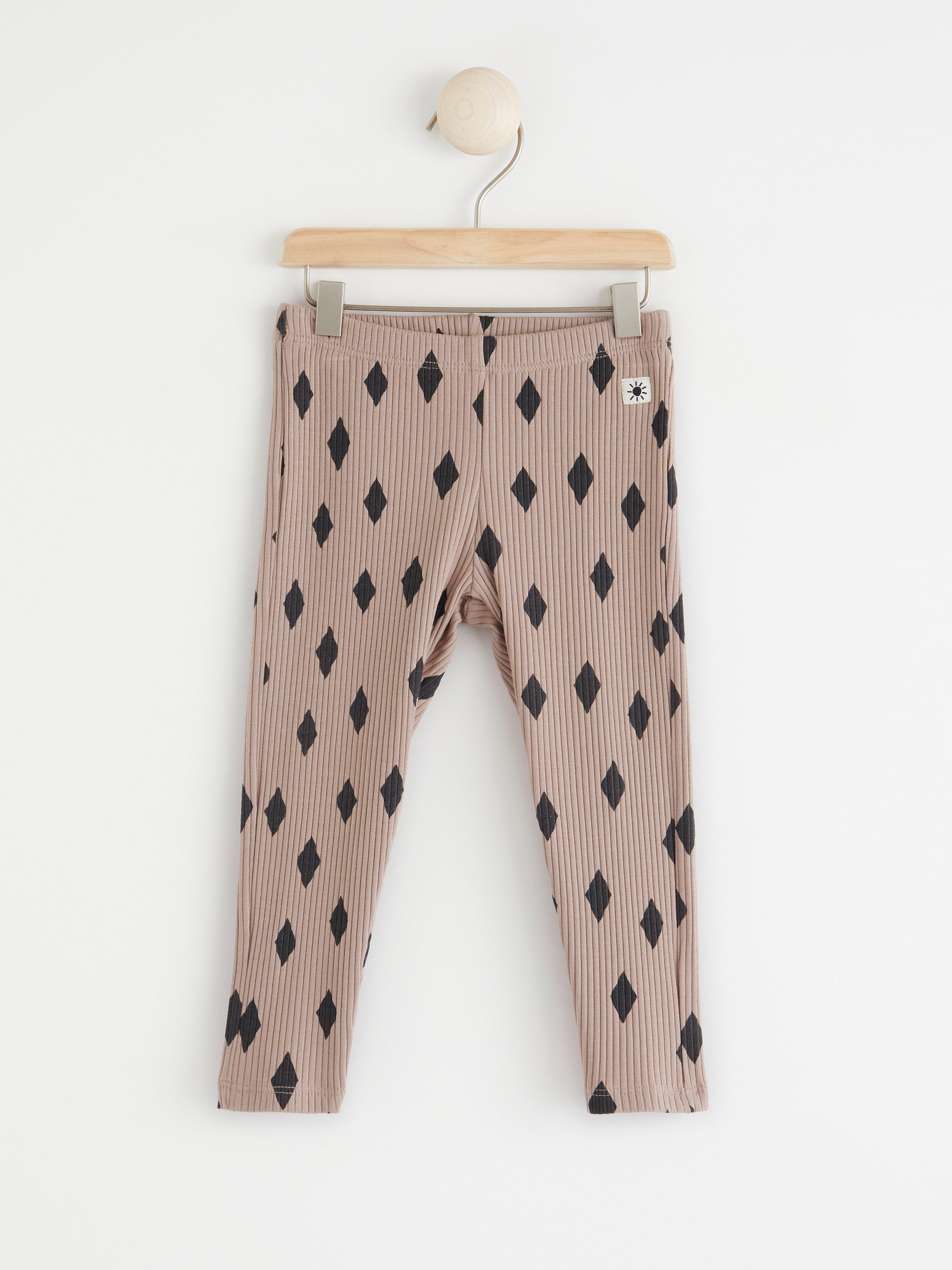 Leggings - Barn - Beige
