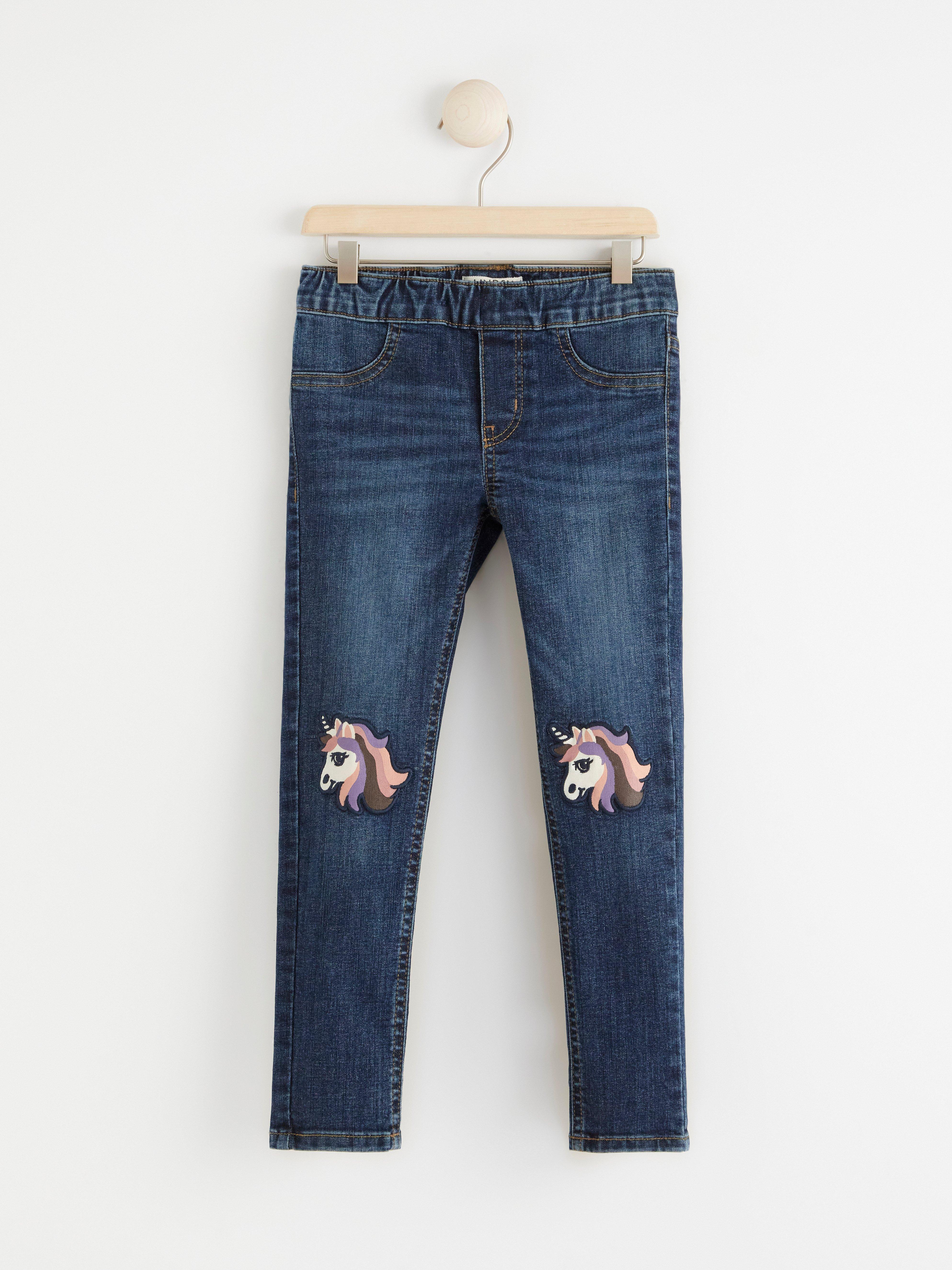 Jeggings - Barn - Blå