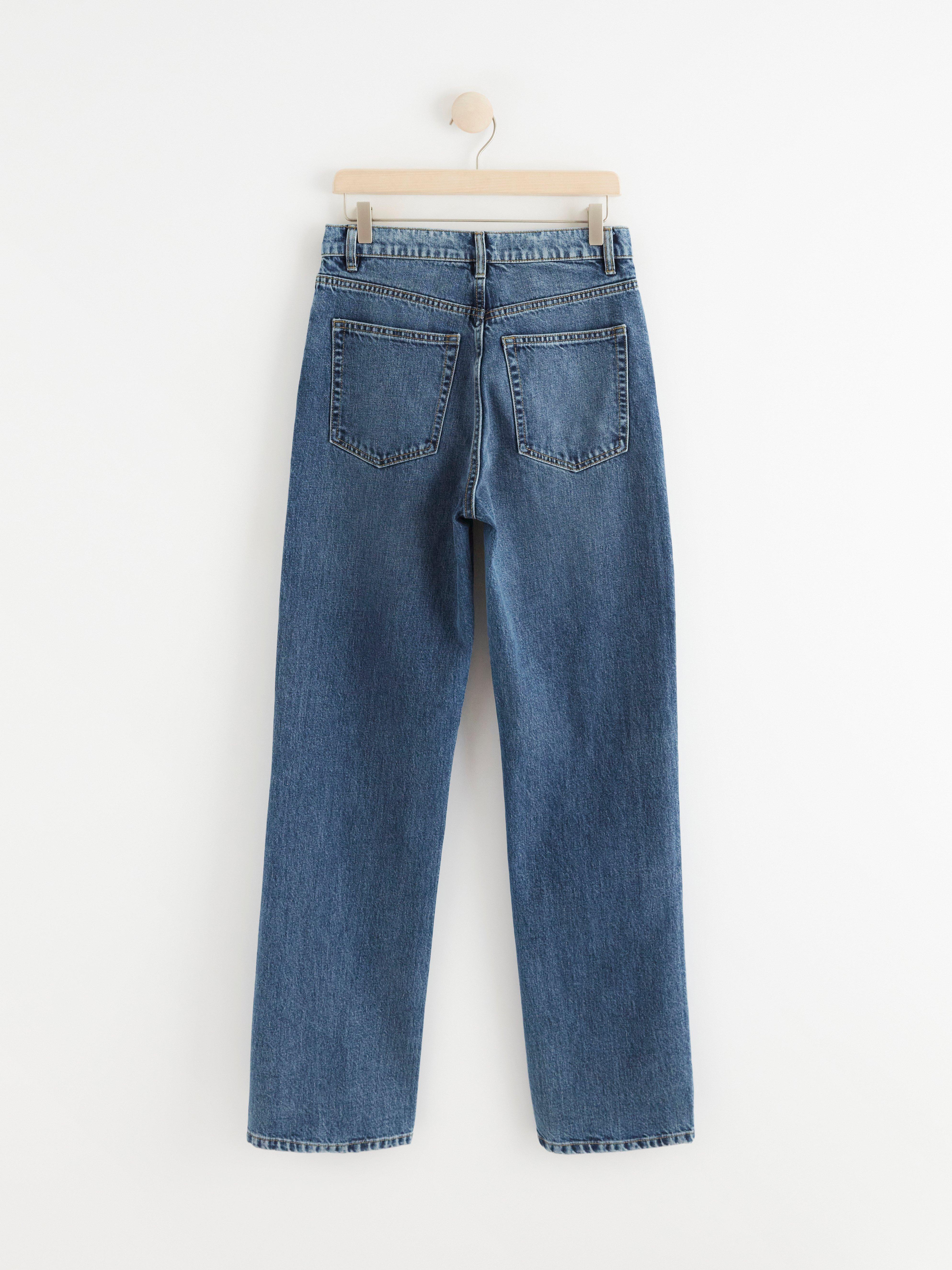 FRANKA High waist straight jeans with extra long leg