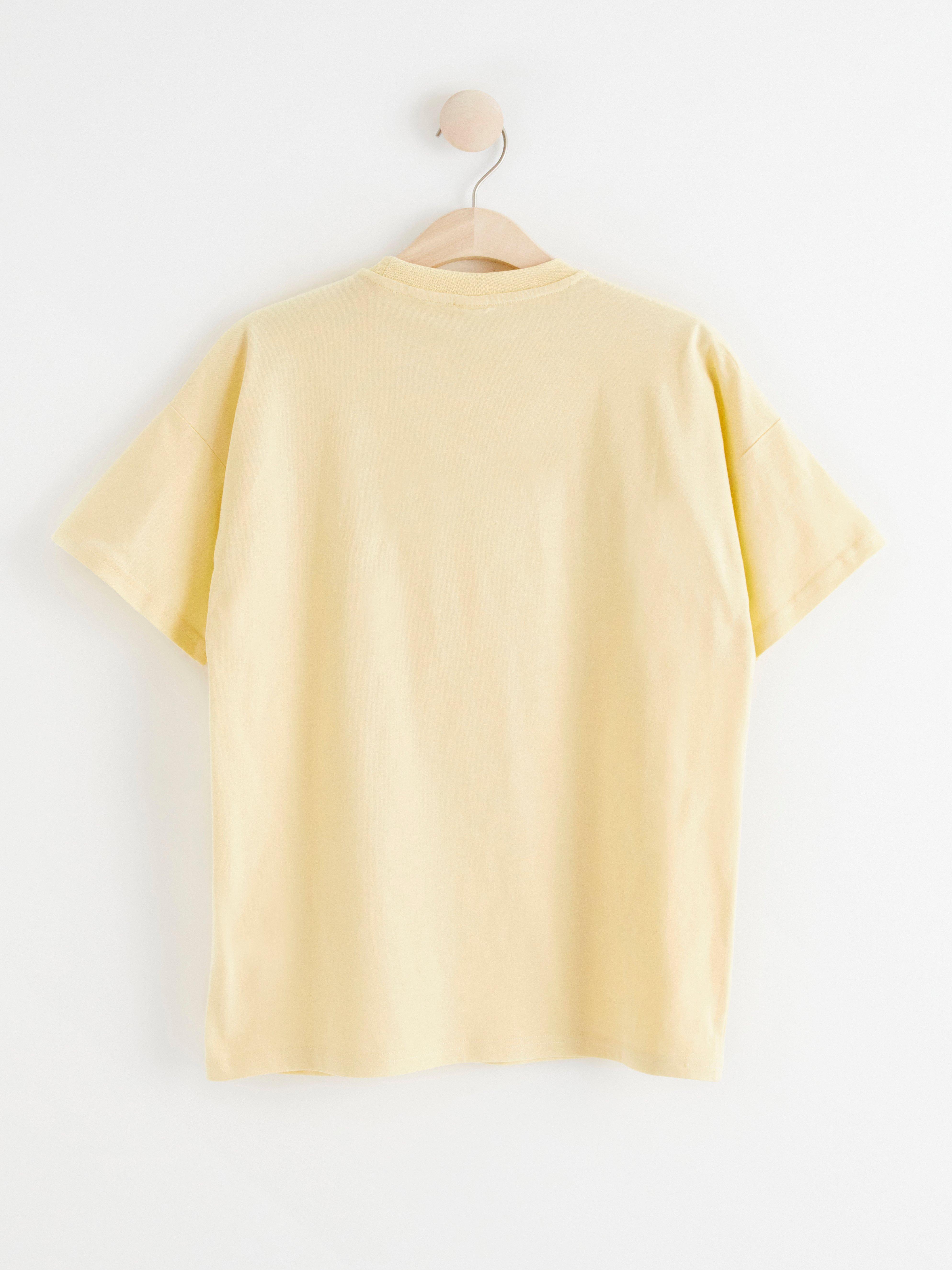 T-shirt - Barn - Gul