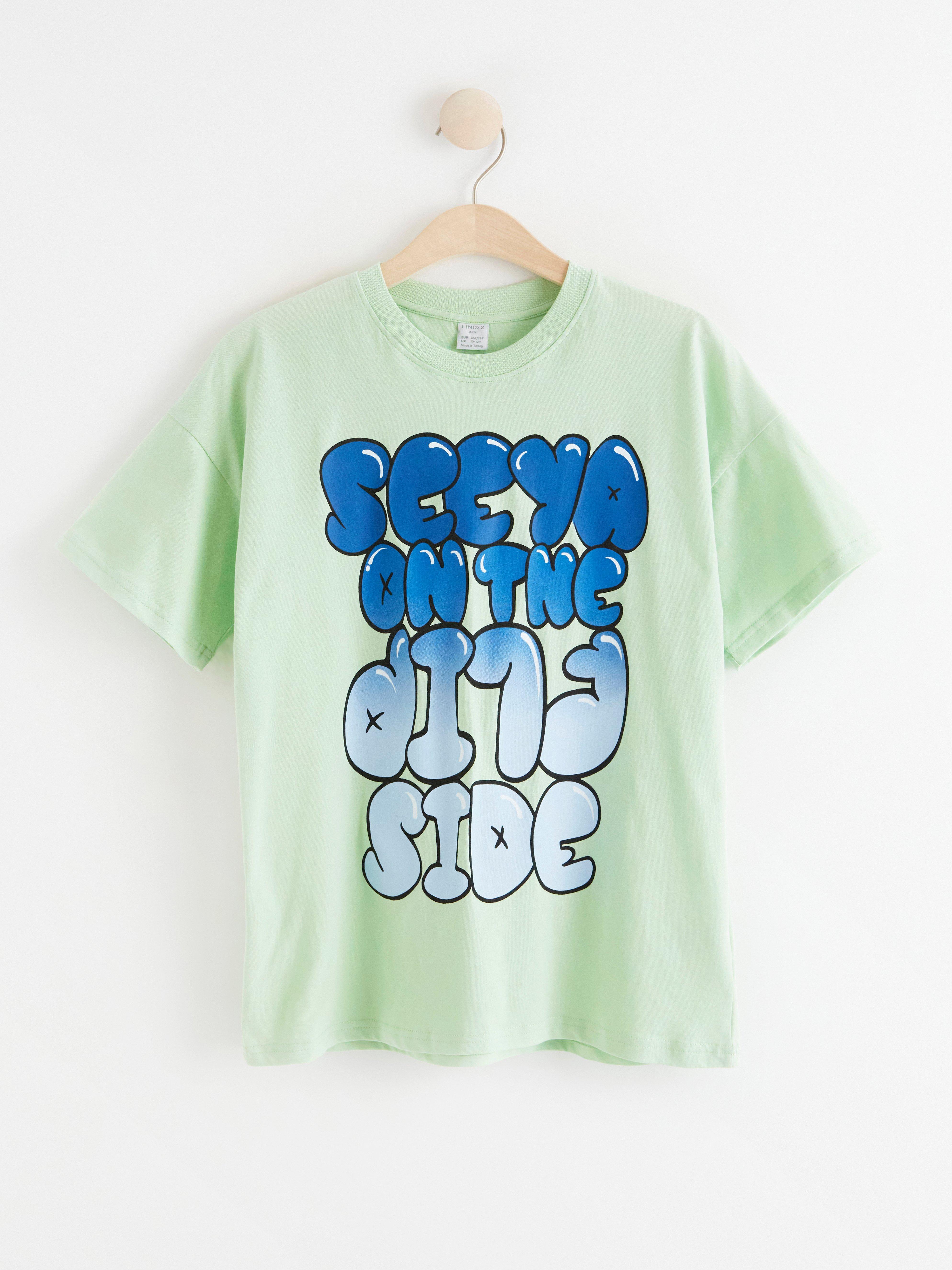 T-shirt - Barn - Grön