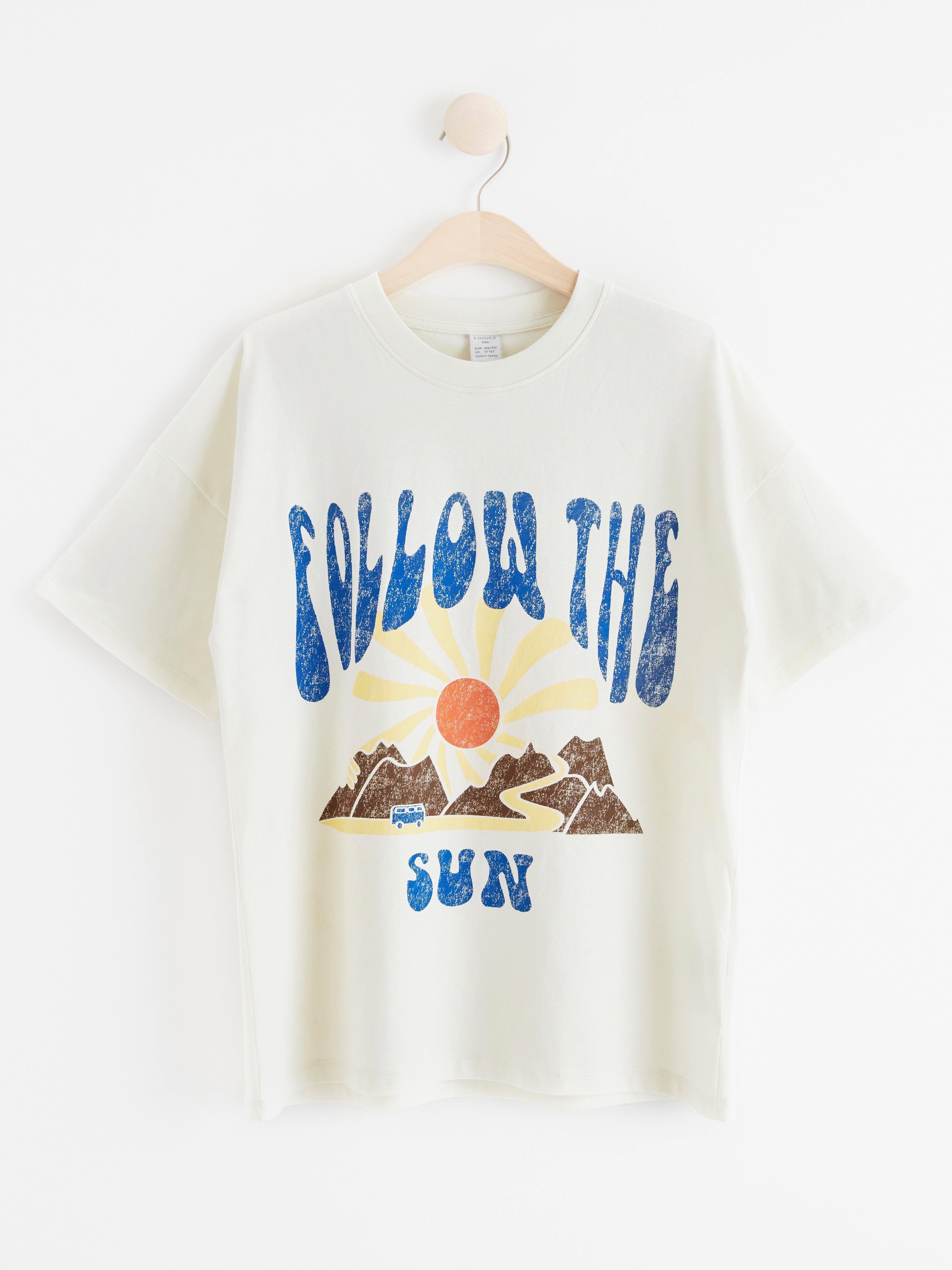 T-shirt - Barn - Beige