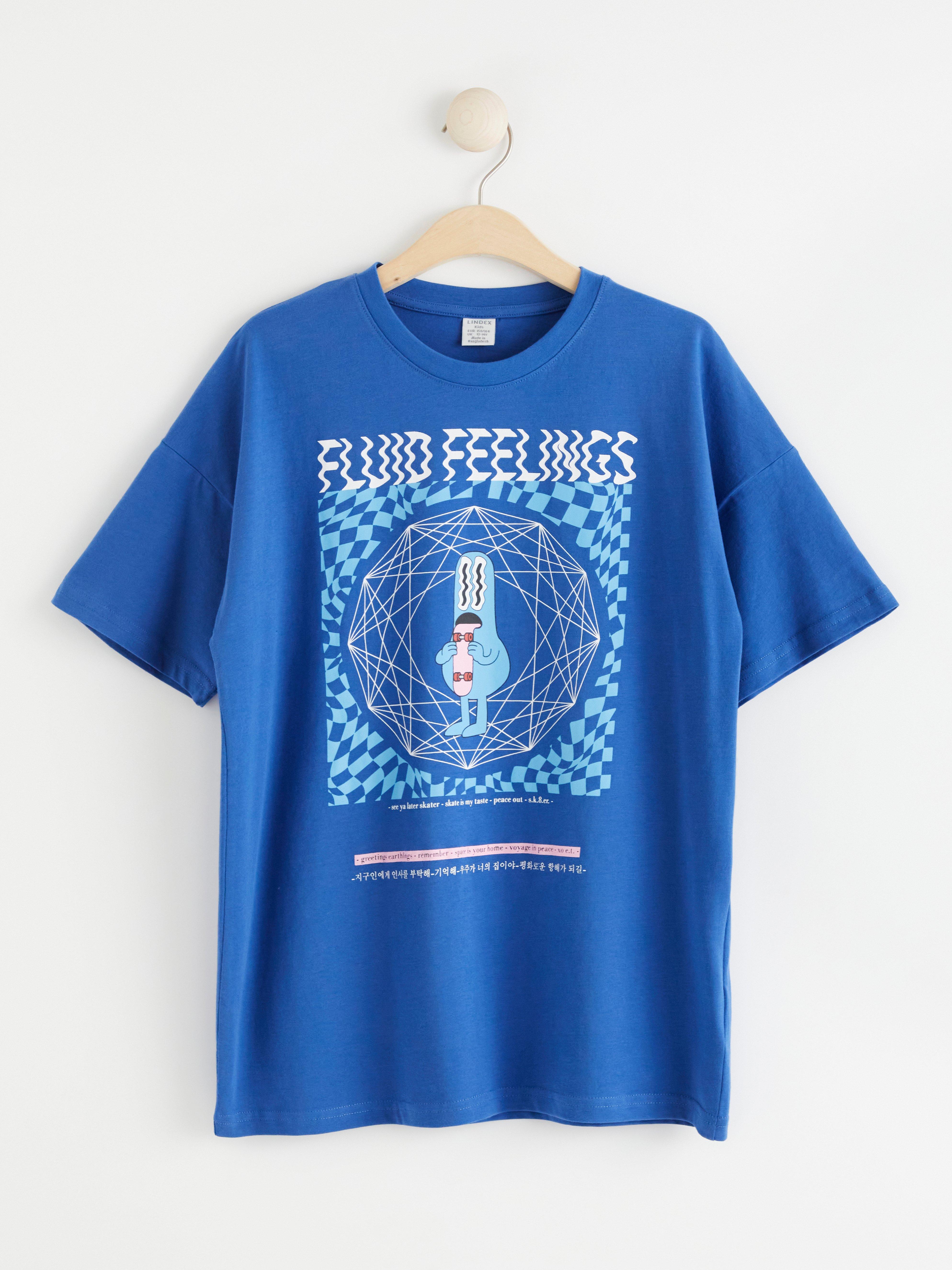 T-shirt - Barn - Blå