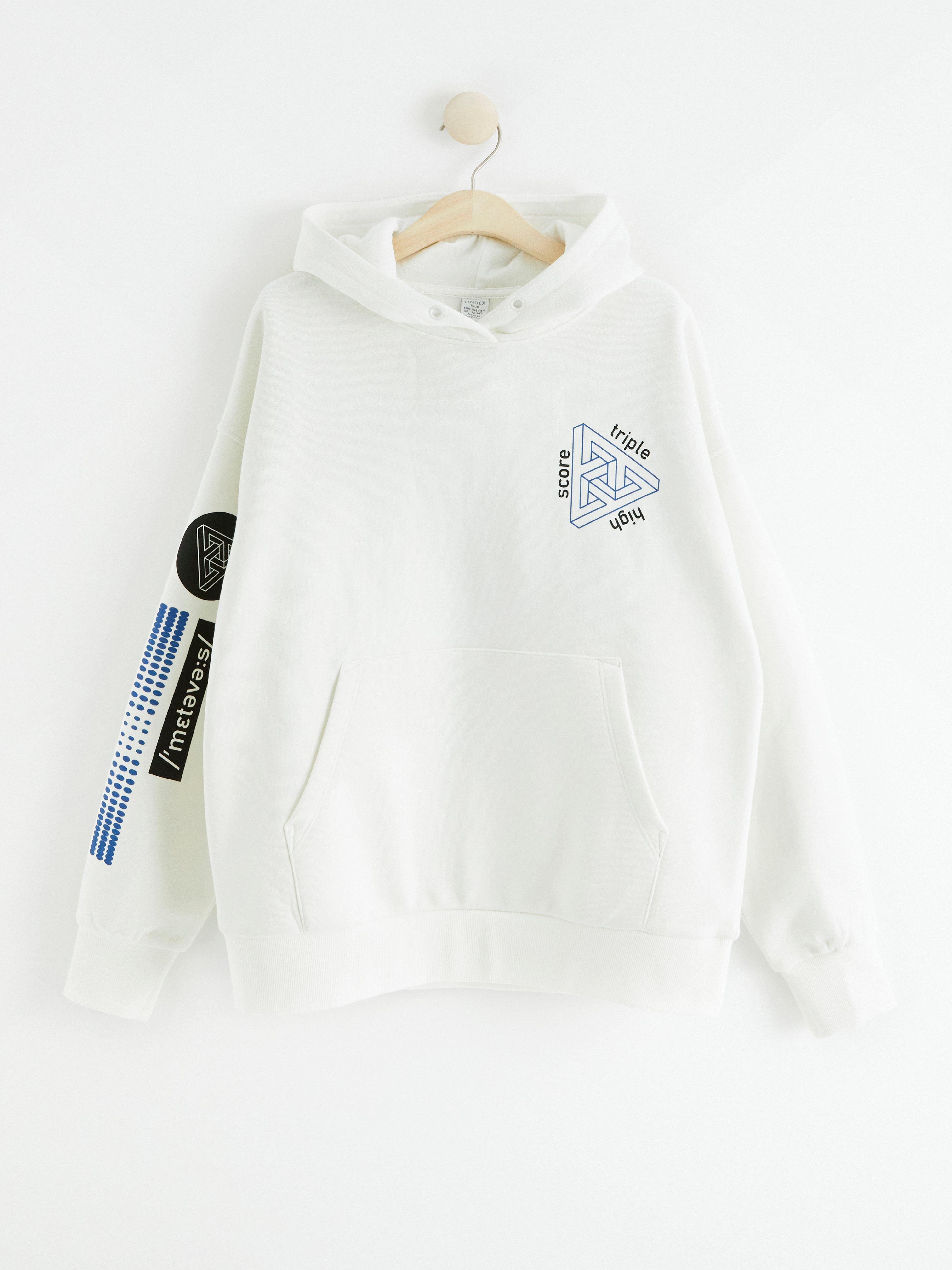 Hooded Sweatshirt - Kids Wear - White