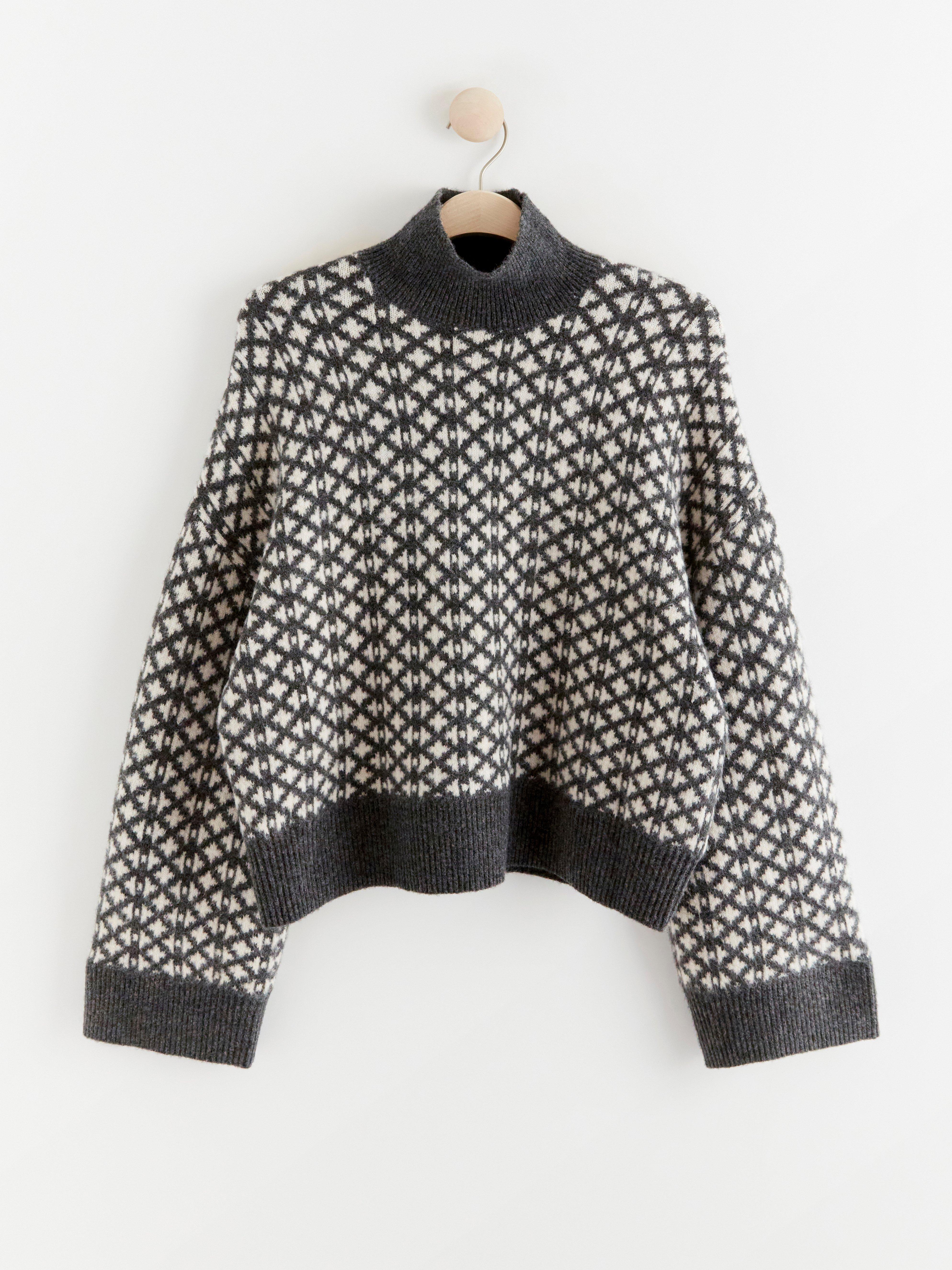 Polotröja - Dam - Grå