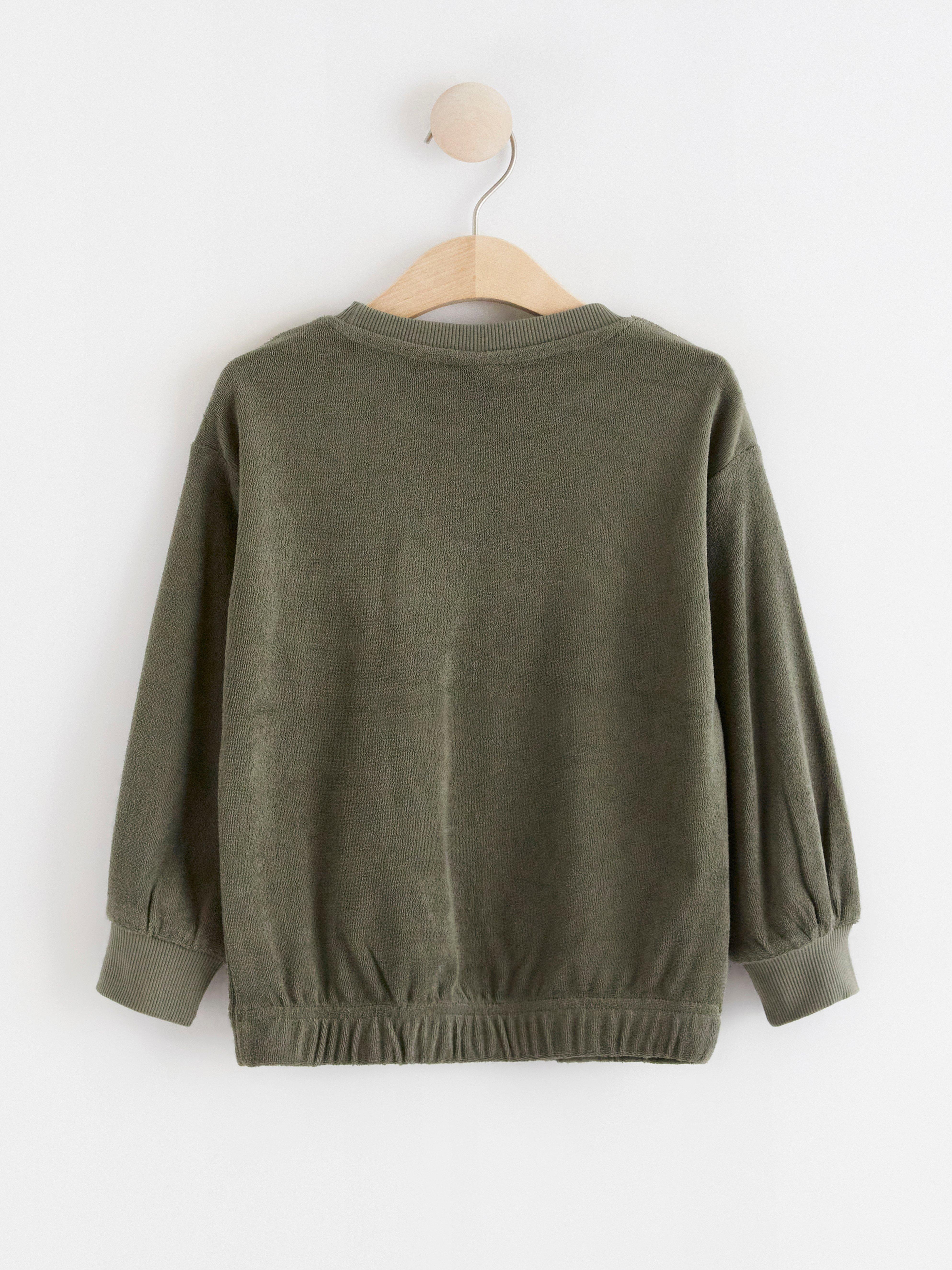 Sweatshirt - Barn - Grön