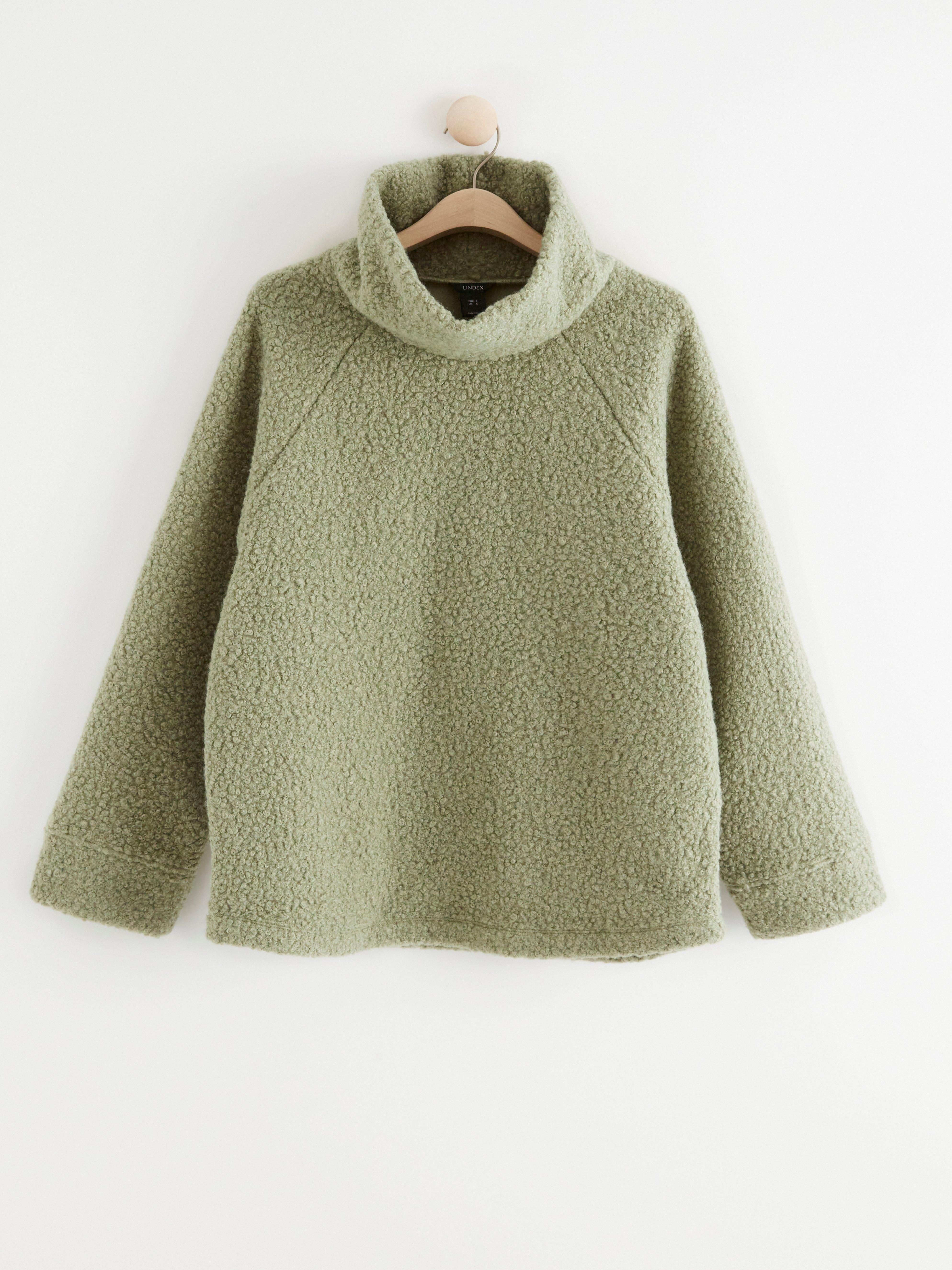 Turtle Neck Sweater - Womens Wear - Green