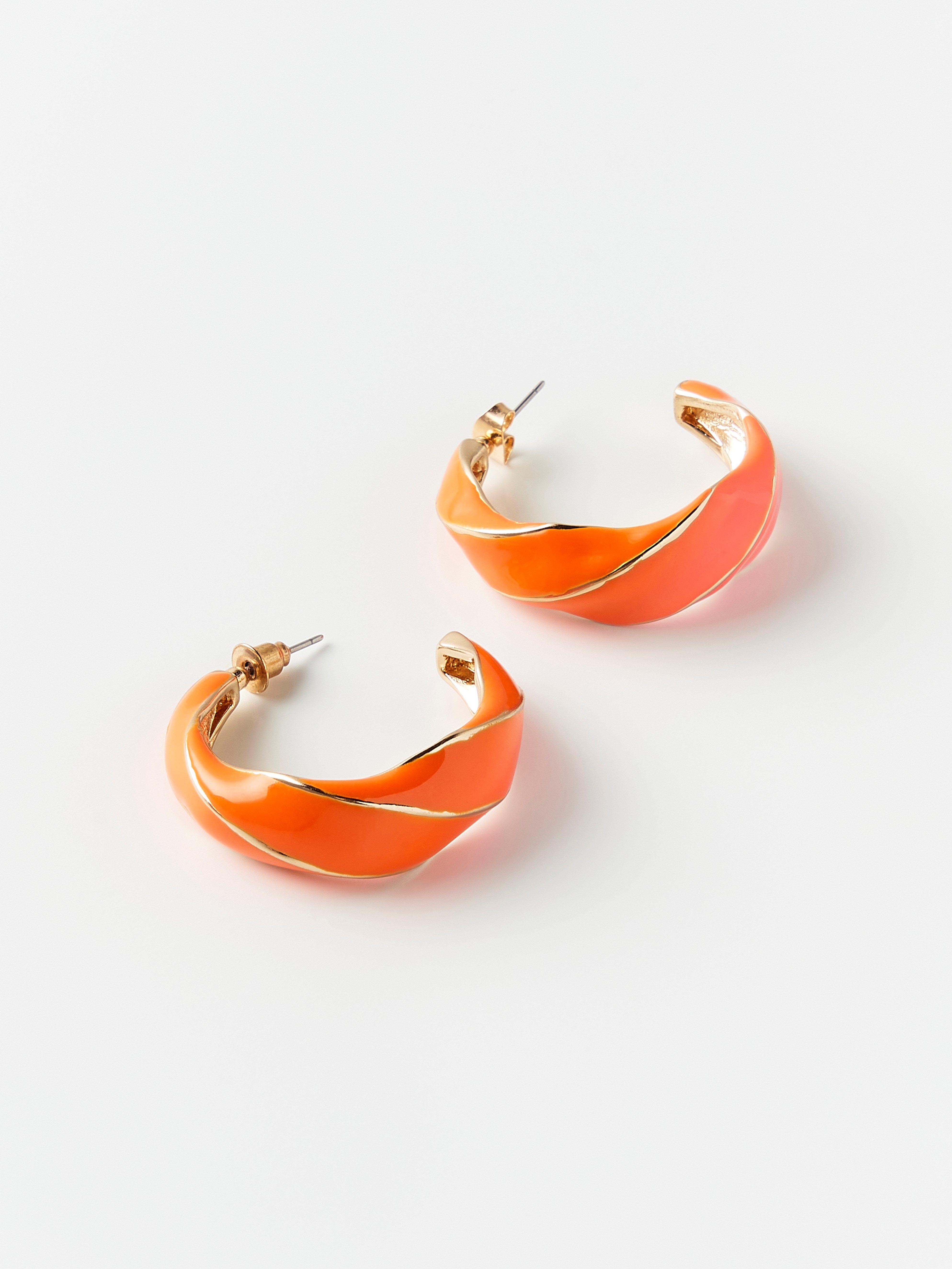 Earrings - Womens Wear - Orange