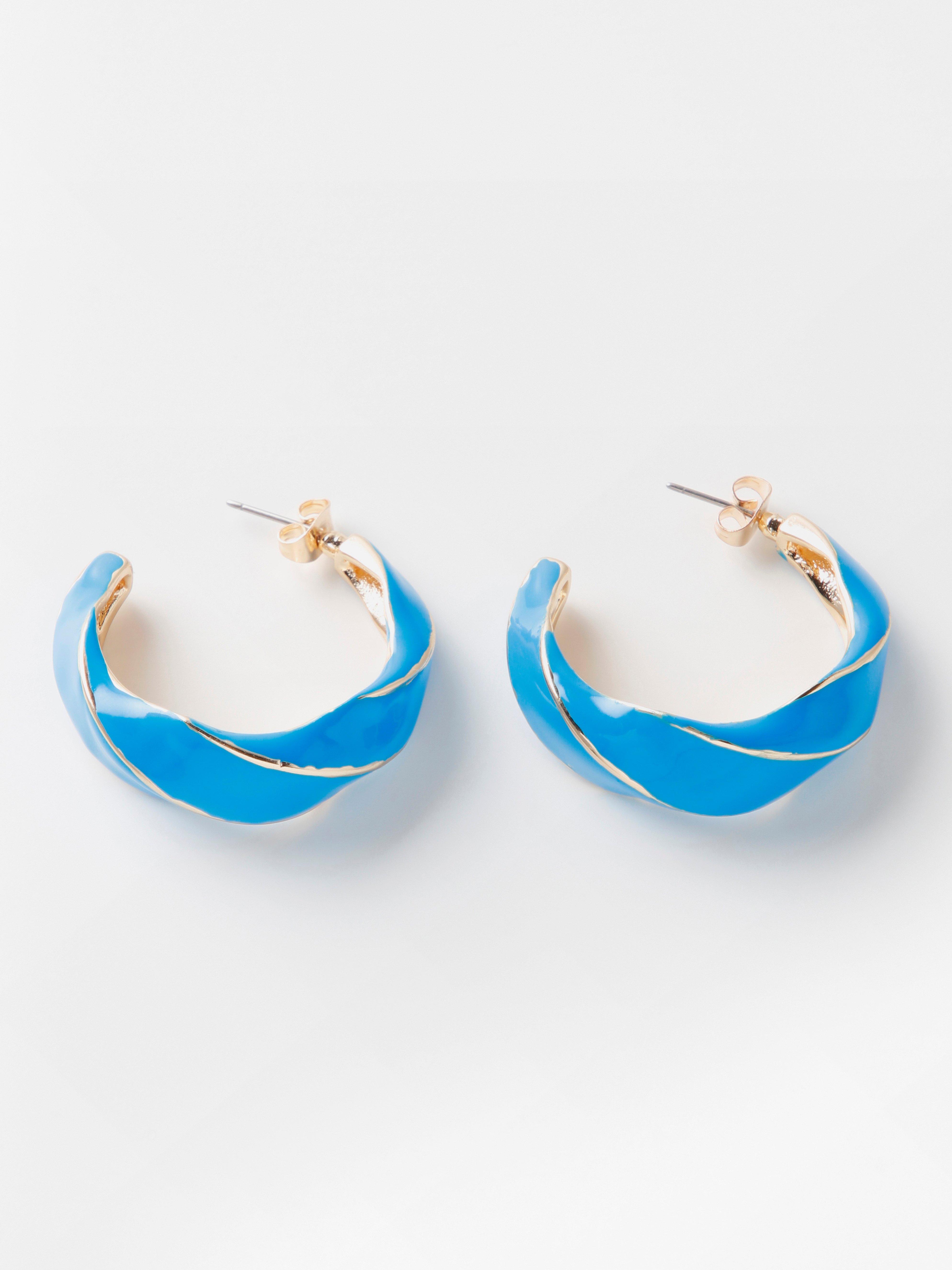 Earrings - Womens Wear - Blue