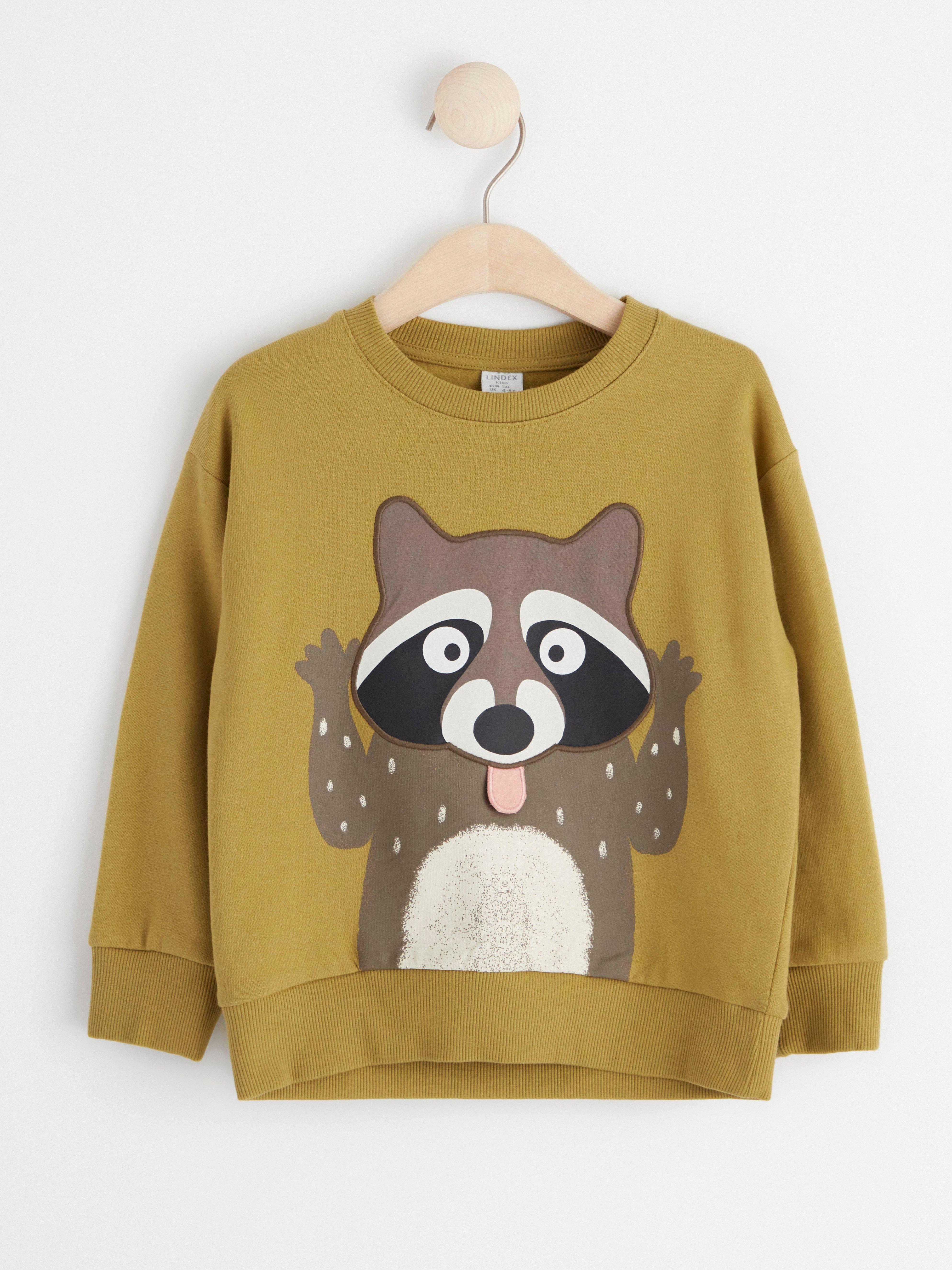 Raccoon sweatshirt sales