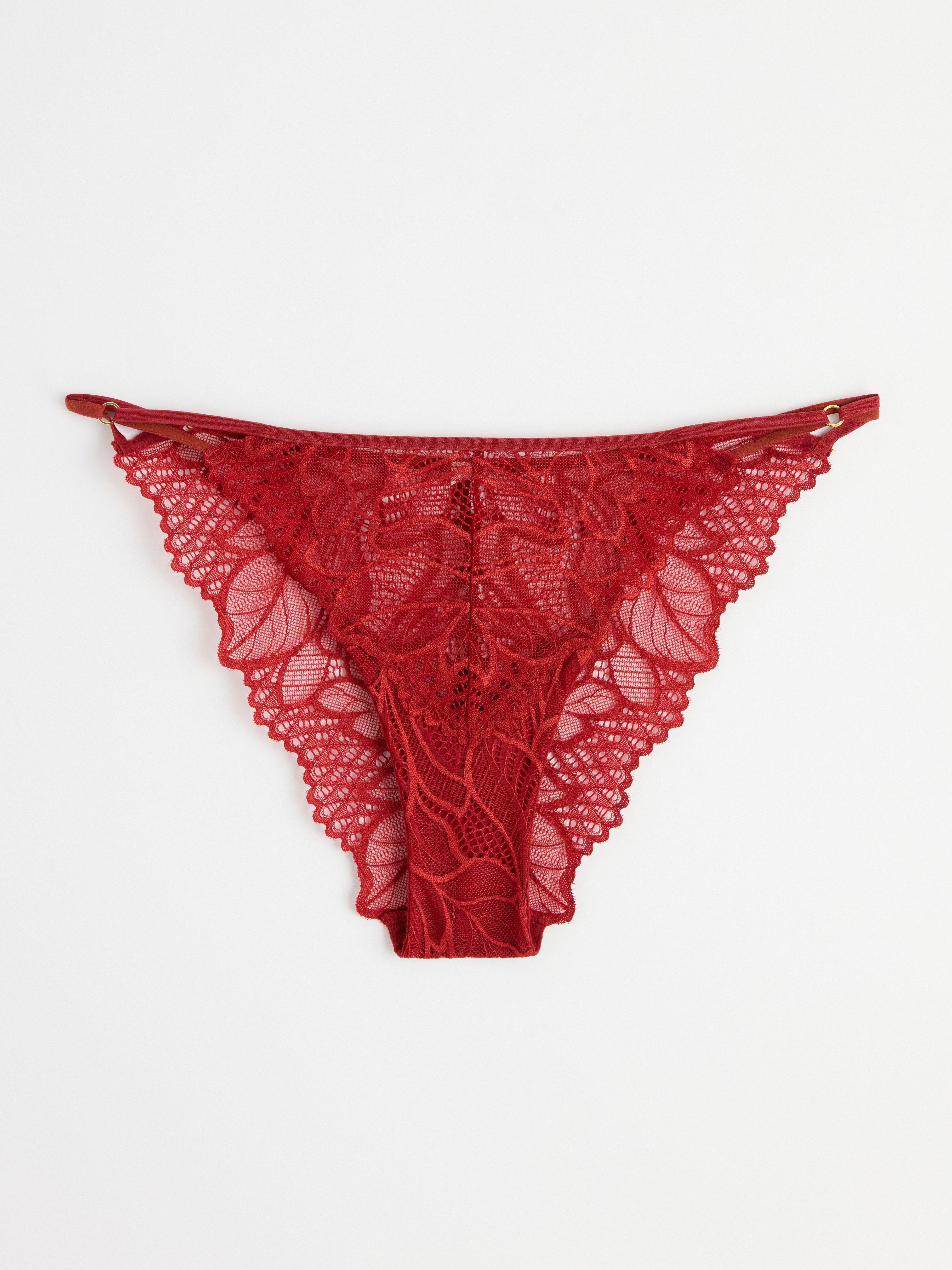 Brazilian Low - Lingerie - Red
