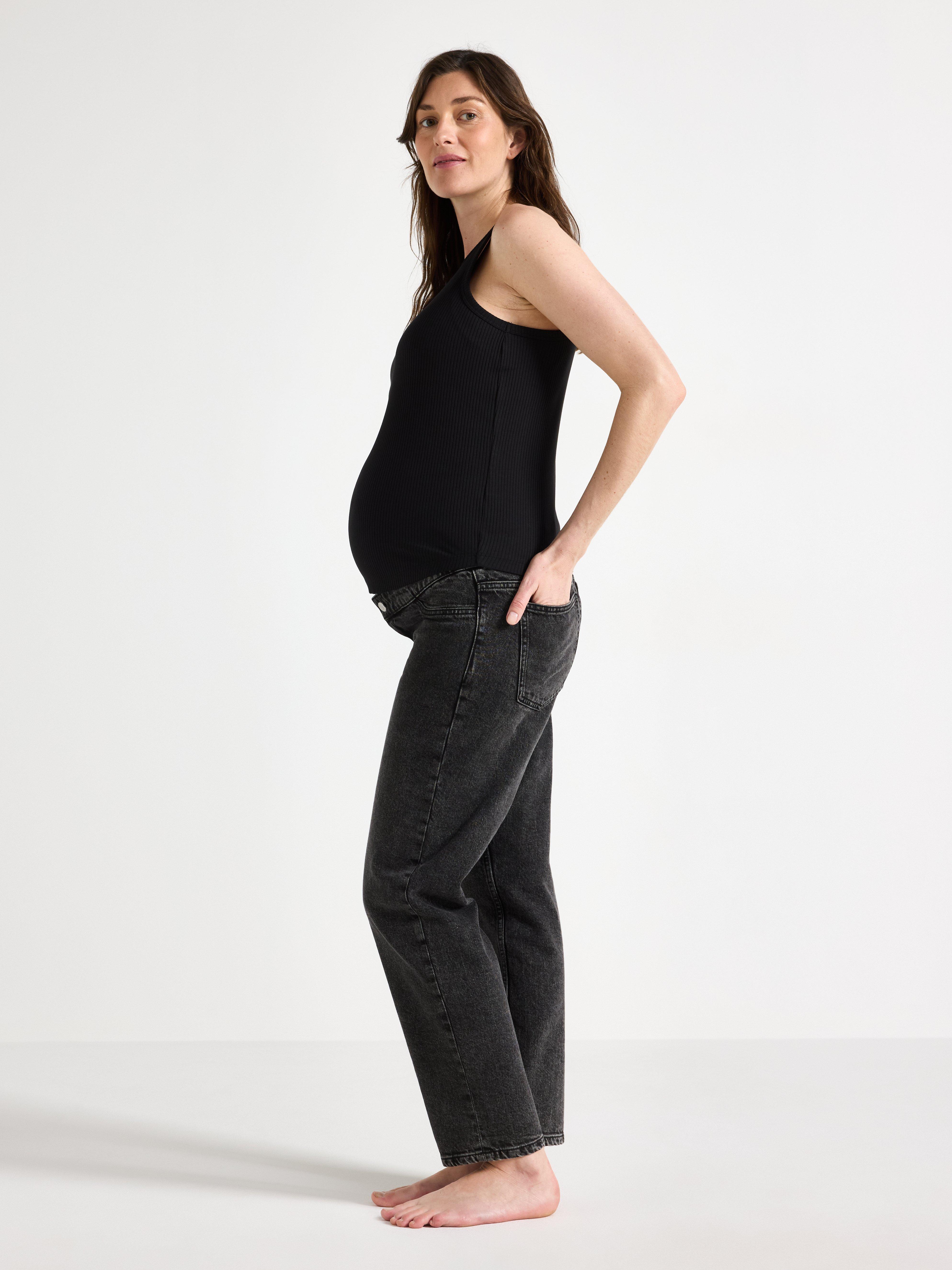 Jeans for gravide - Dame - Svart