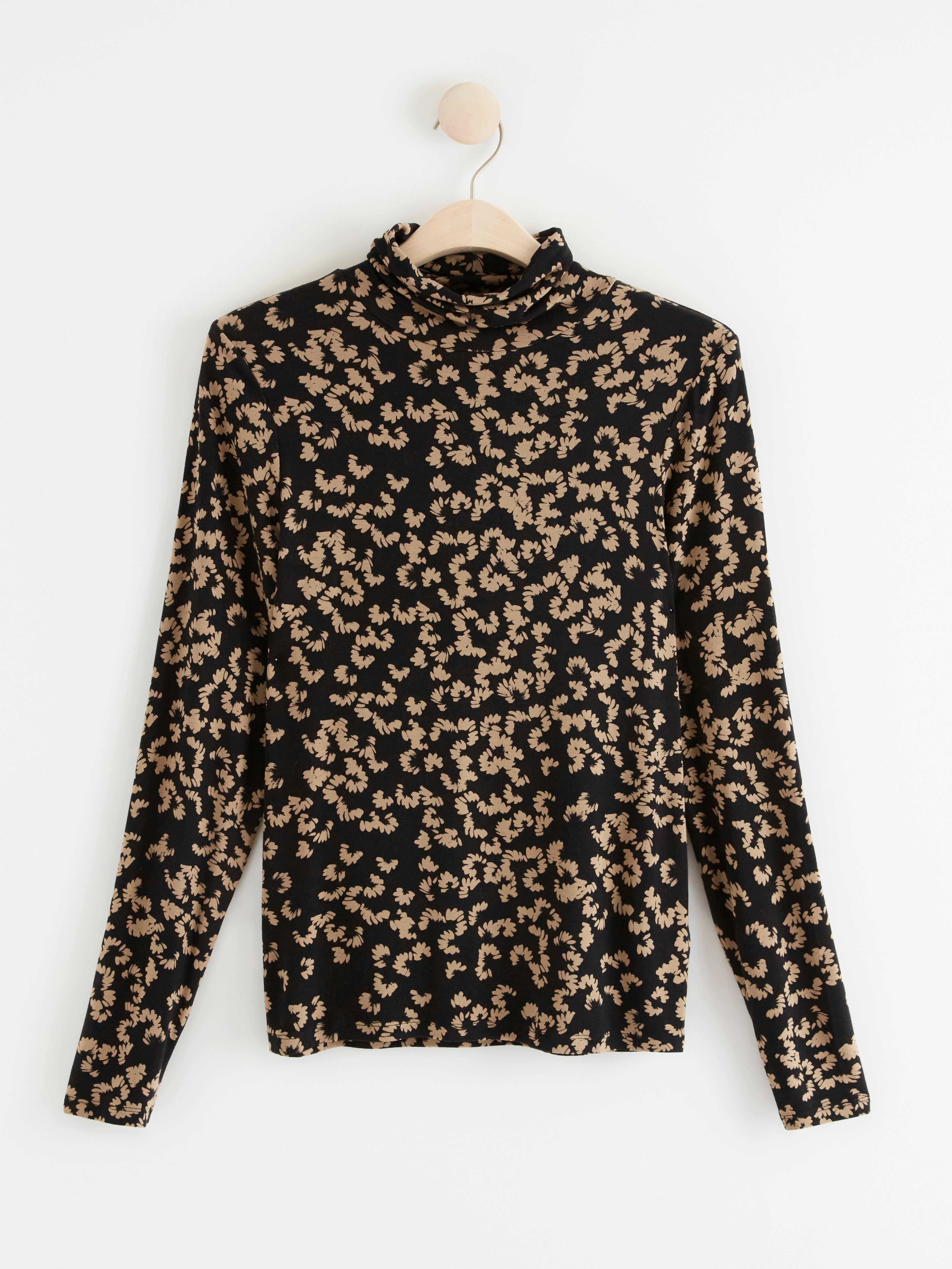 Roller Neck Top - Womens Wear - Black