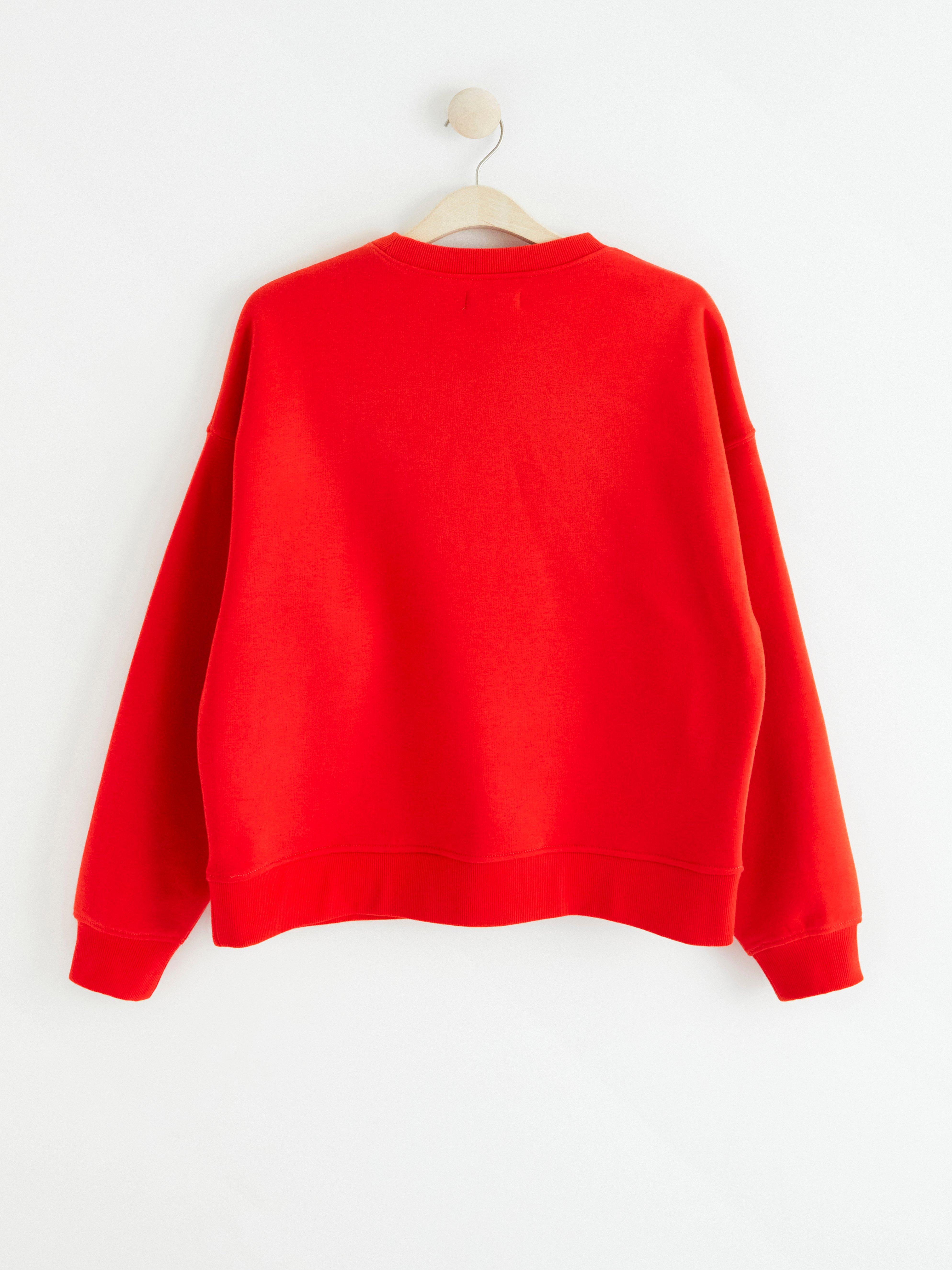 Sweatshirt - Womens Wear - Red