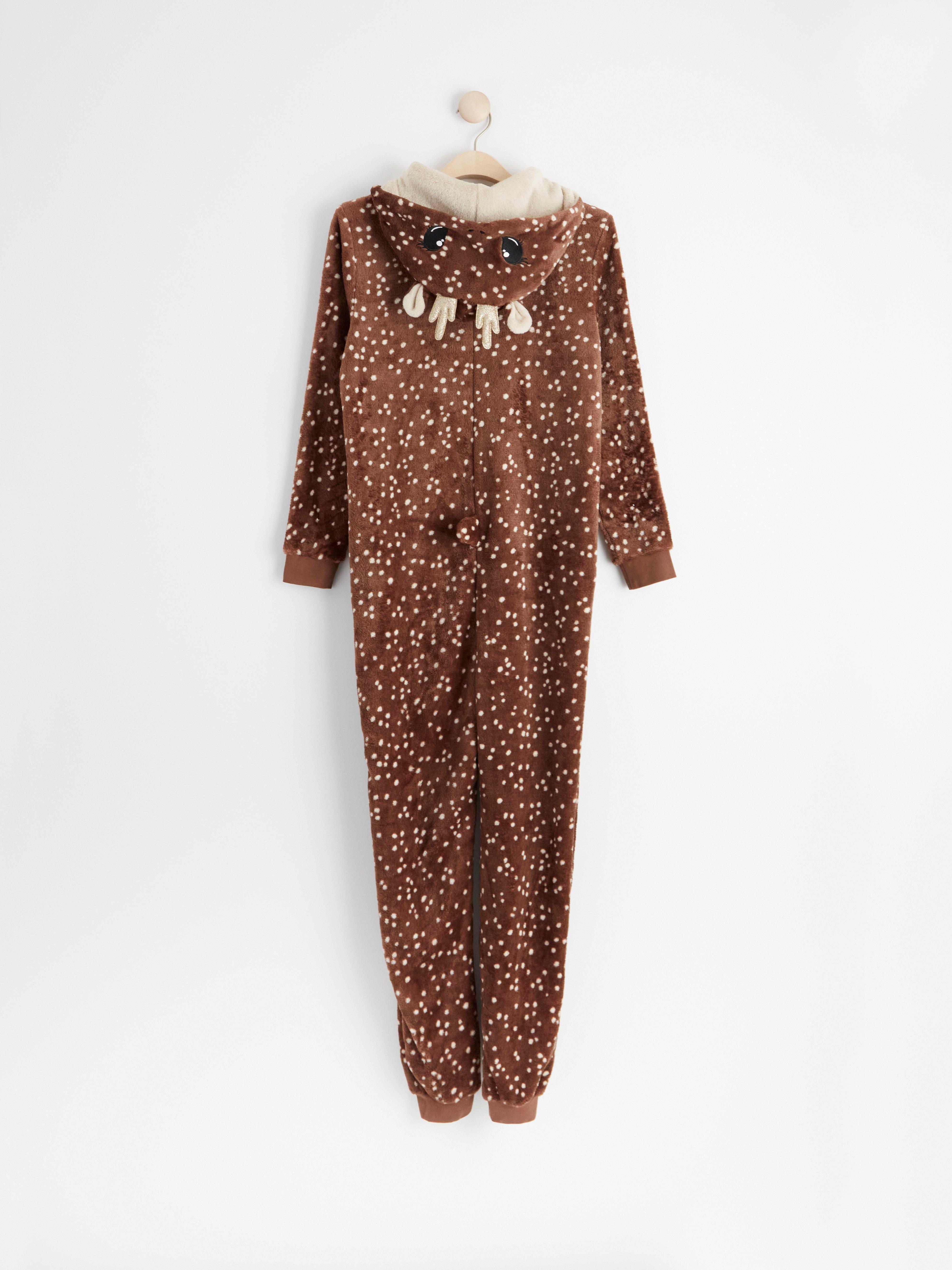 Fluffy reindeer onesie new arrivals