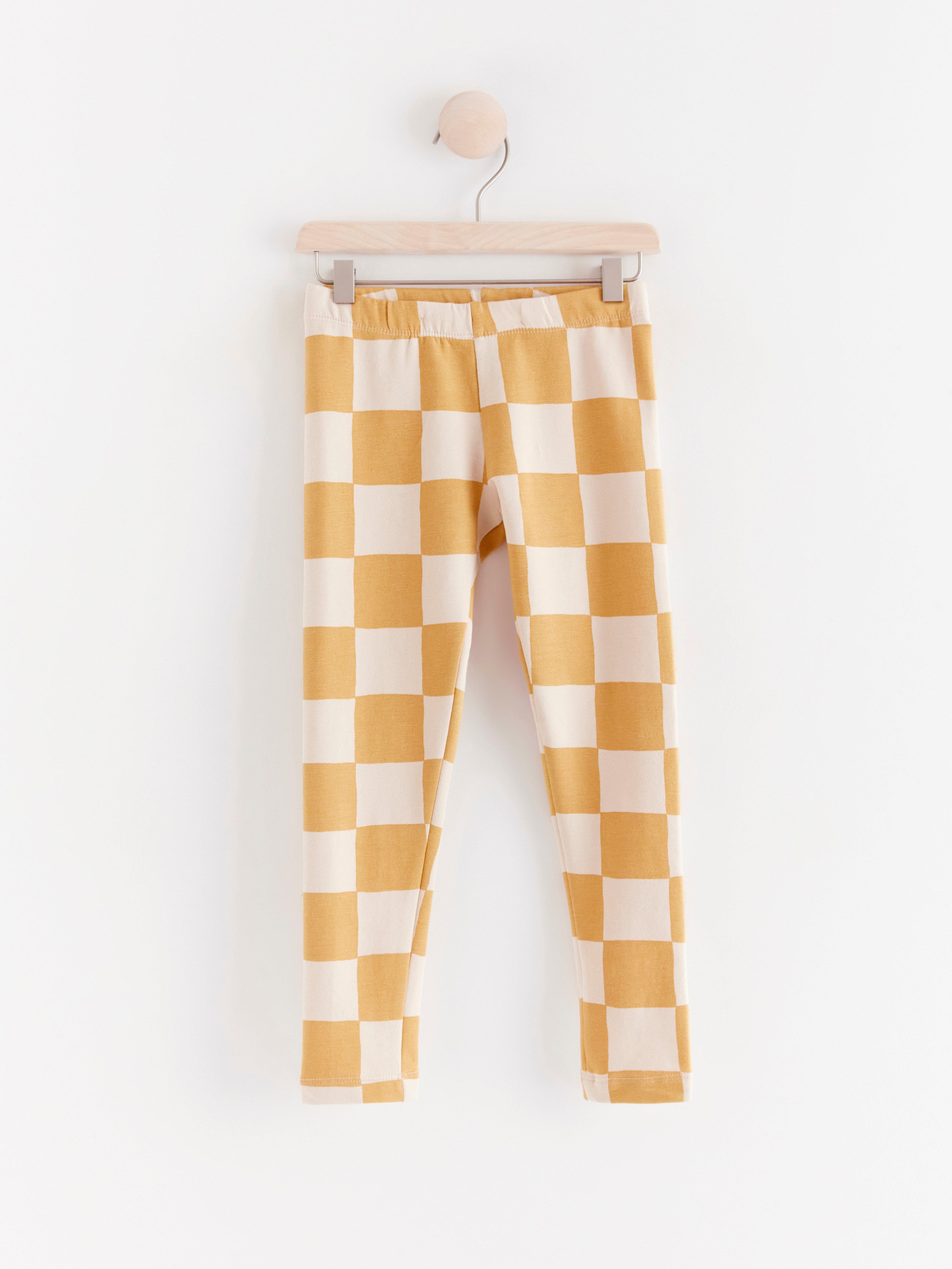 Leggings - Barn - Gul