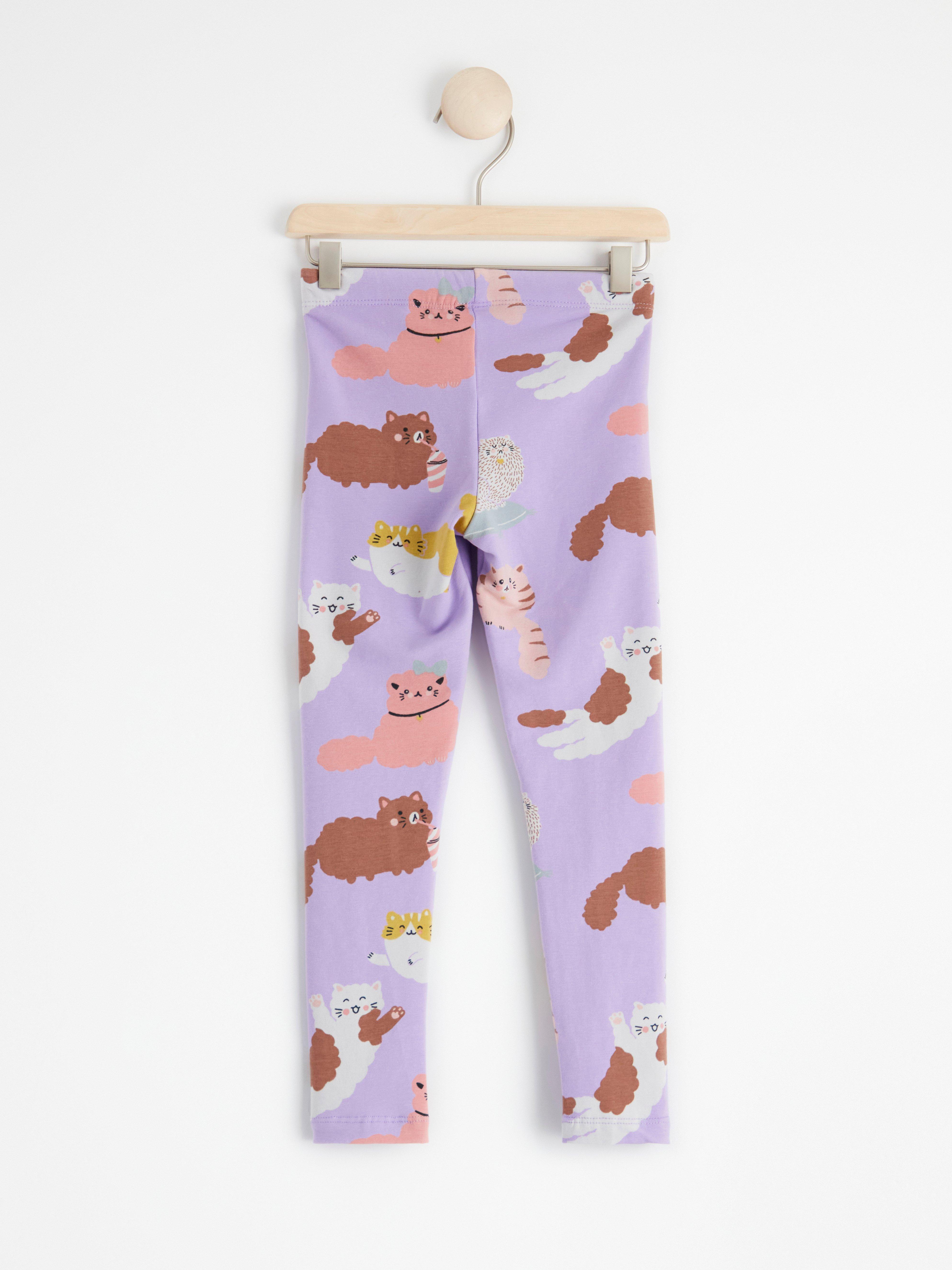 Leggings - Barn - Lilla