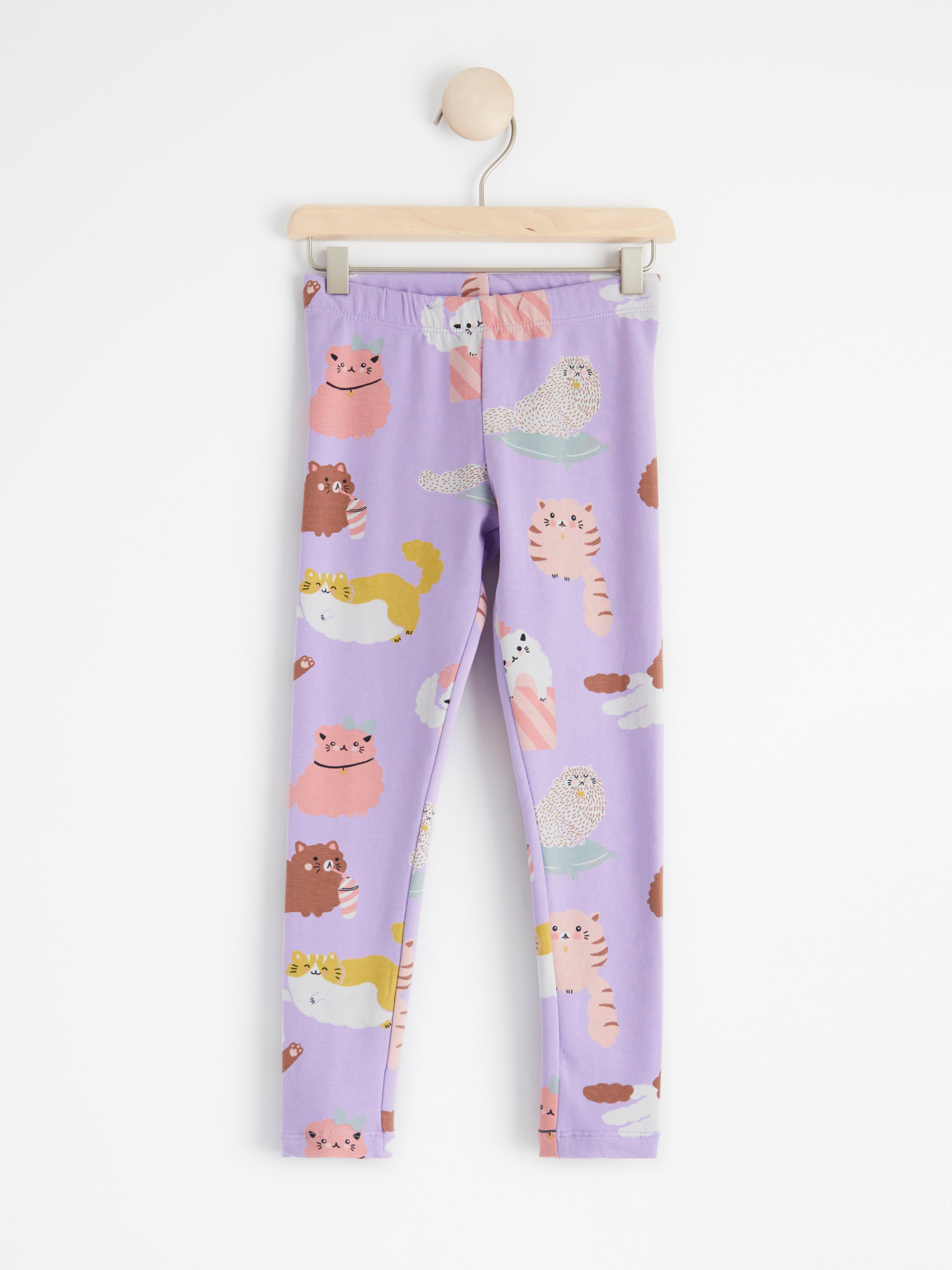 Leggings - Barn - Lila