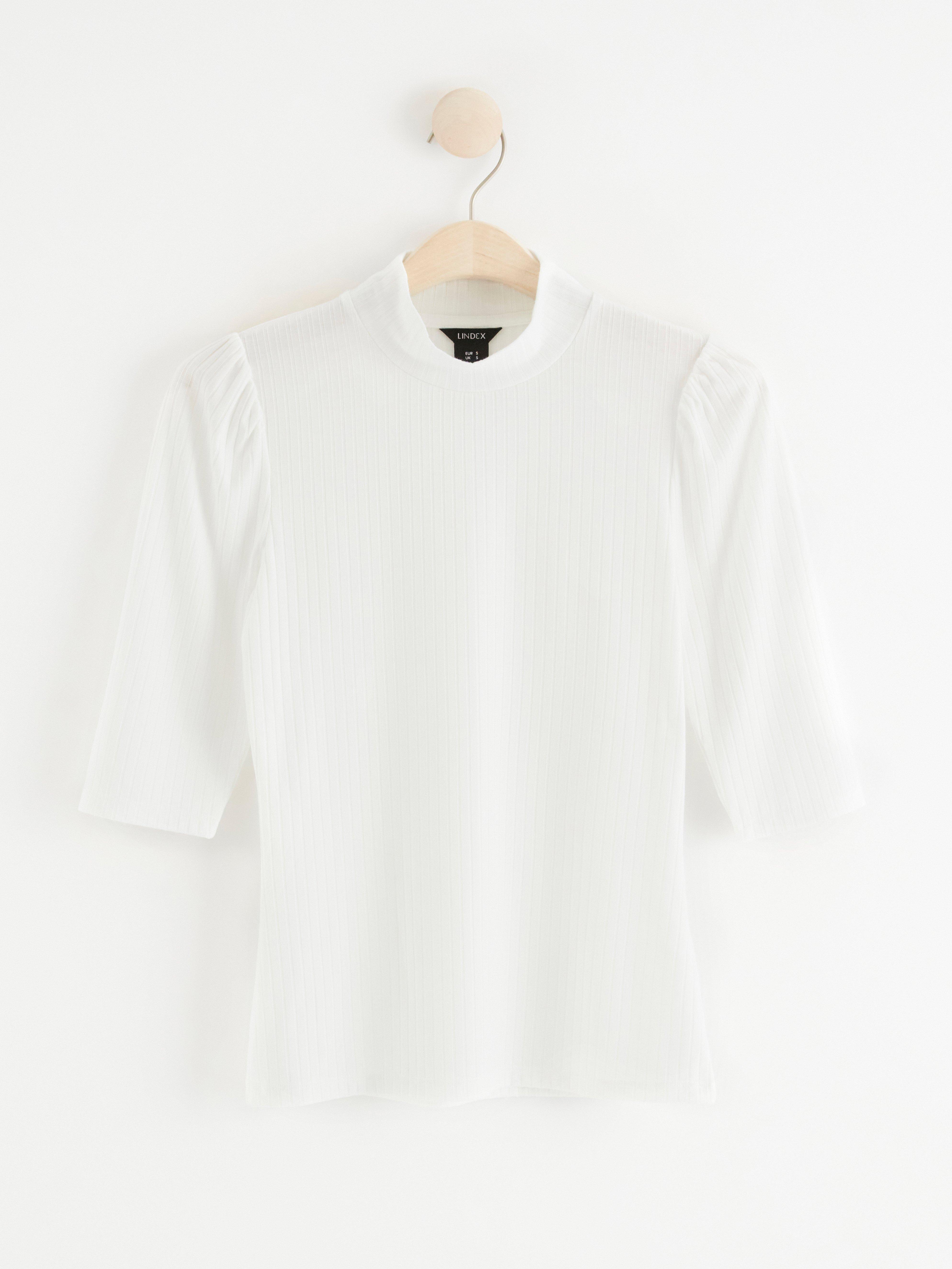 Roller Neck Top - Womens Wear - White